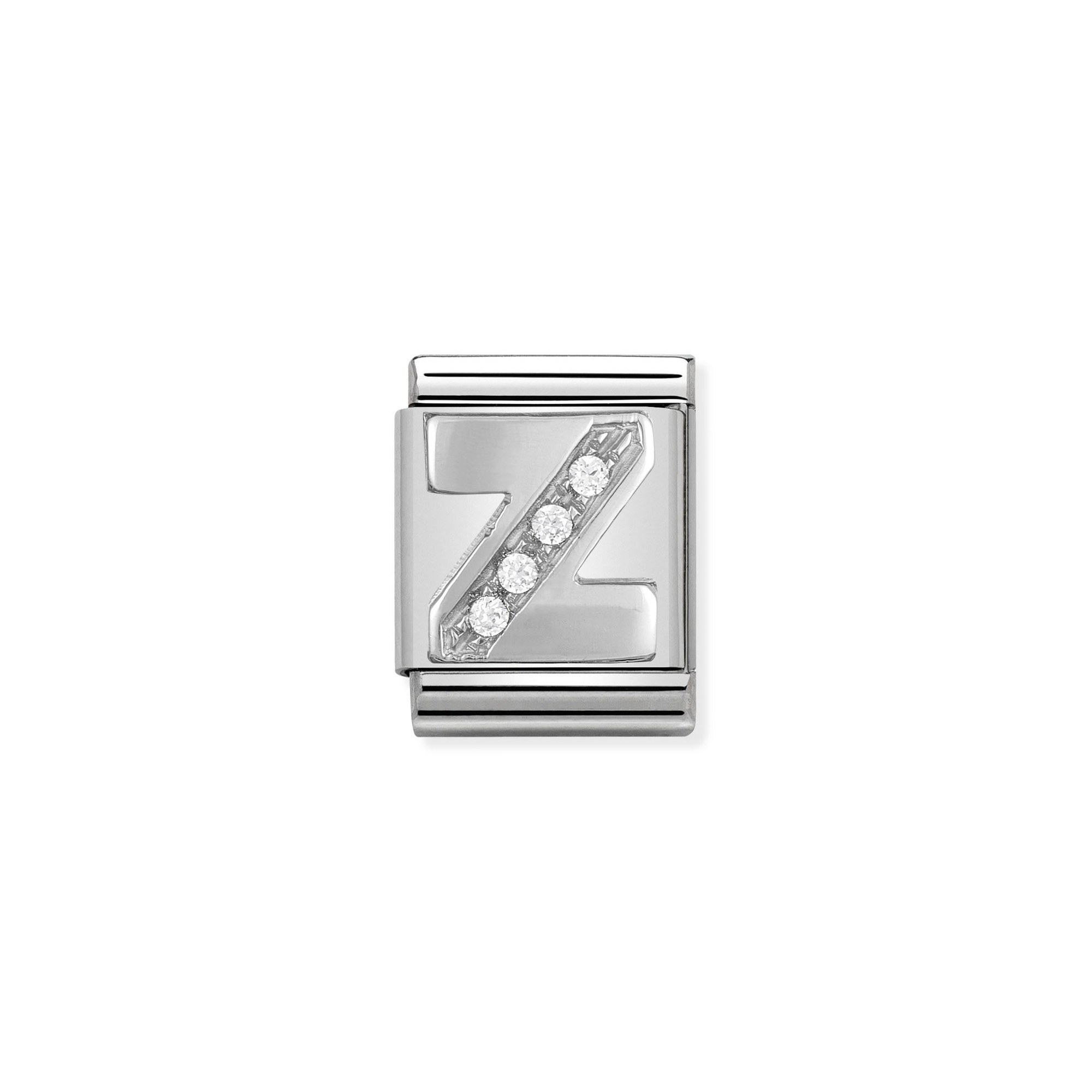 Nomination Composable Big Charm Buchstabe Z - Silber 925, Zirkonia