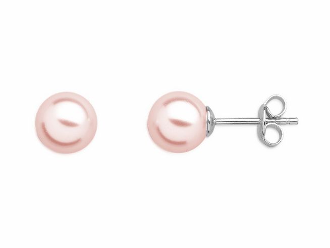 Xenox Sterling Silber Ohrringe XS5130P PEARL DREAMS mit zartrosafarbener Perle, elegantem Design und klassischem Ohrstecker. Hochwertiger Ohrschmuck für stilvolle Akzente.