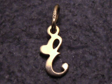 40486-0 Gold 333 Schreibschrift Buchstaben Anhänger E von Juwelier Harnisch, elegant und geschwungen, ideal als persönliches Schmuckstück oder Geschenk für besondere Anlässe.
