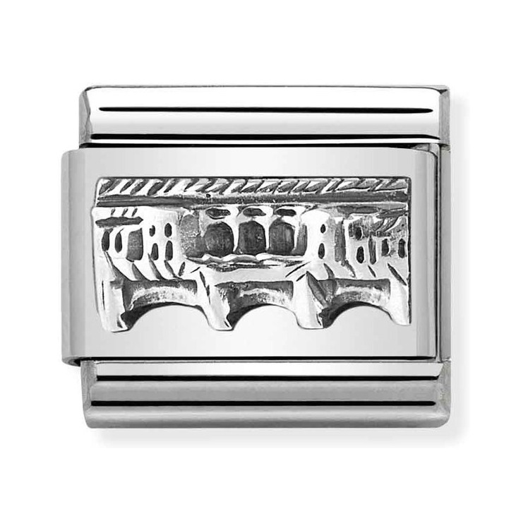 Nomination Composable Classic Charm Ponte Vecchio - Edelstahl, Sterling Silber