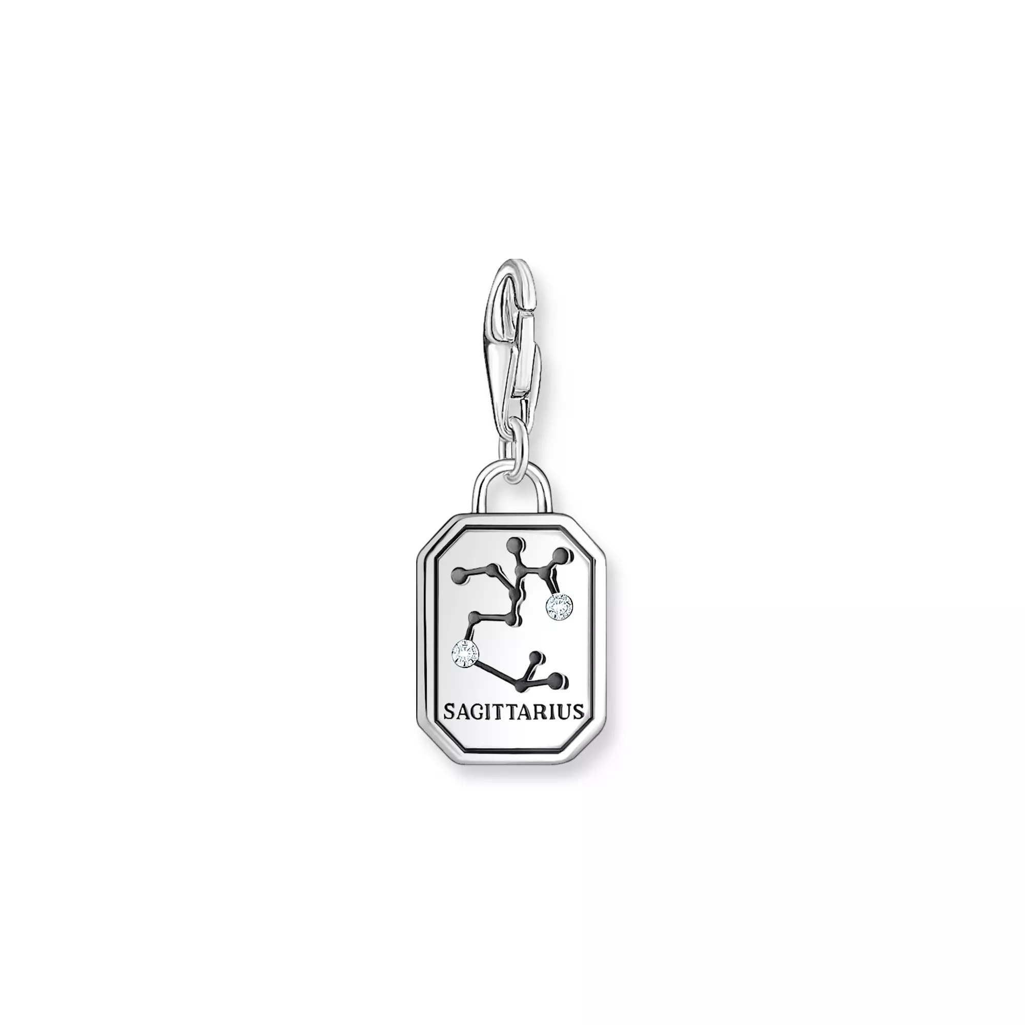 Thomas Sabo Charm-Anhänger - Sternzeichen Schütze - Silber gesch. & Zirkonia – Ansicht 2