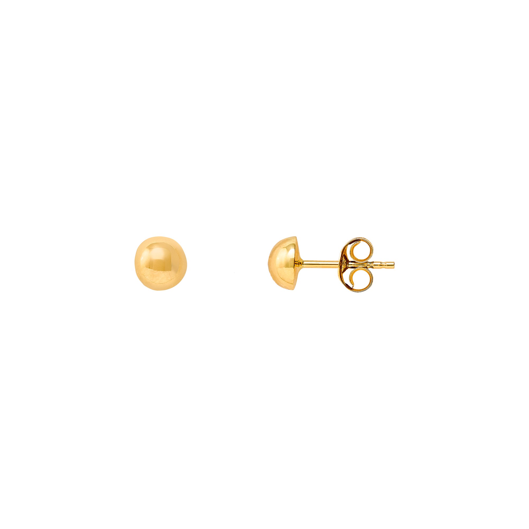 XENOX XG14K4084G - Gelbgold 585 Ohrstecker - poliert – Ansicht 2