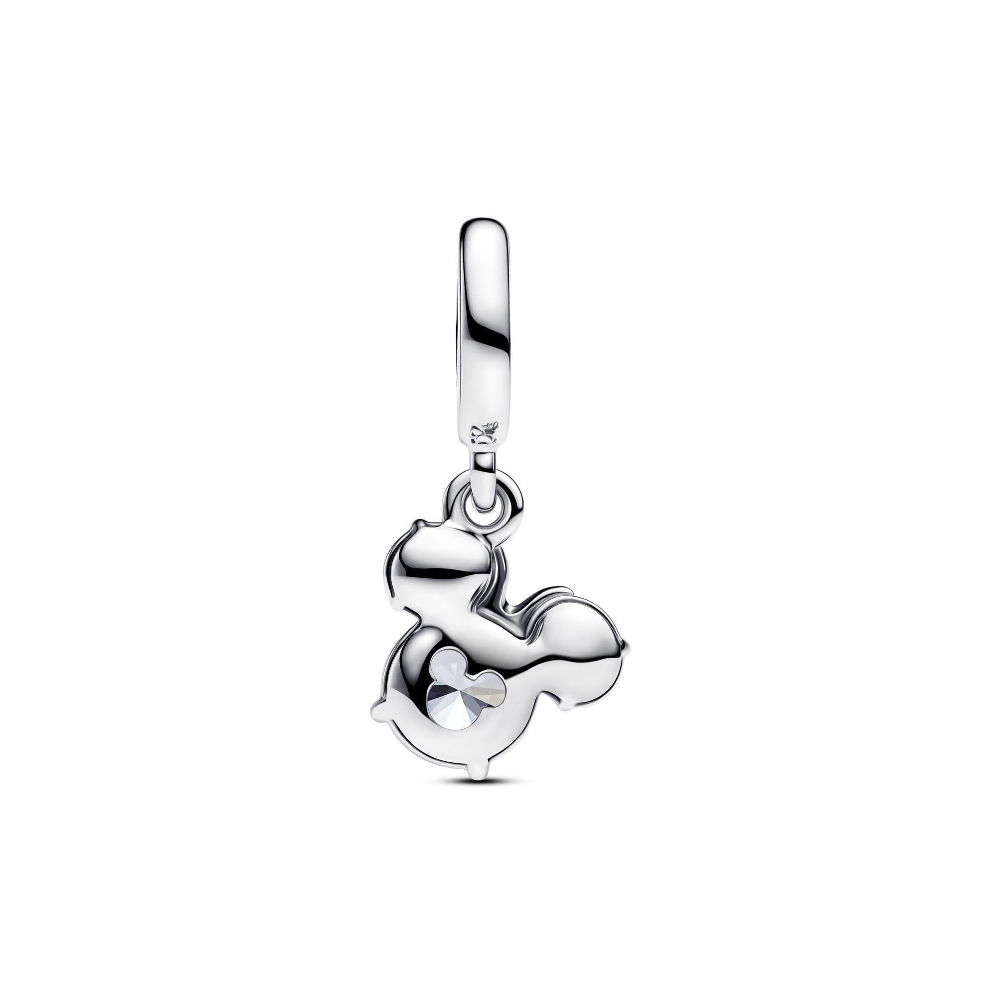 Pandora charm Disney Minnie Mouse Anhänger aus Silber mit Zirkonia und roter glitzernder Emaille – Ansicht 3