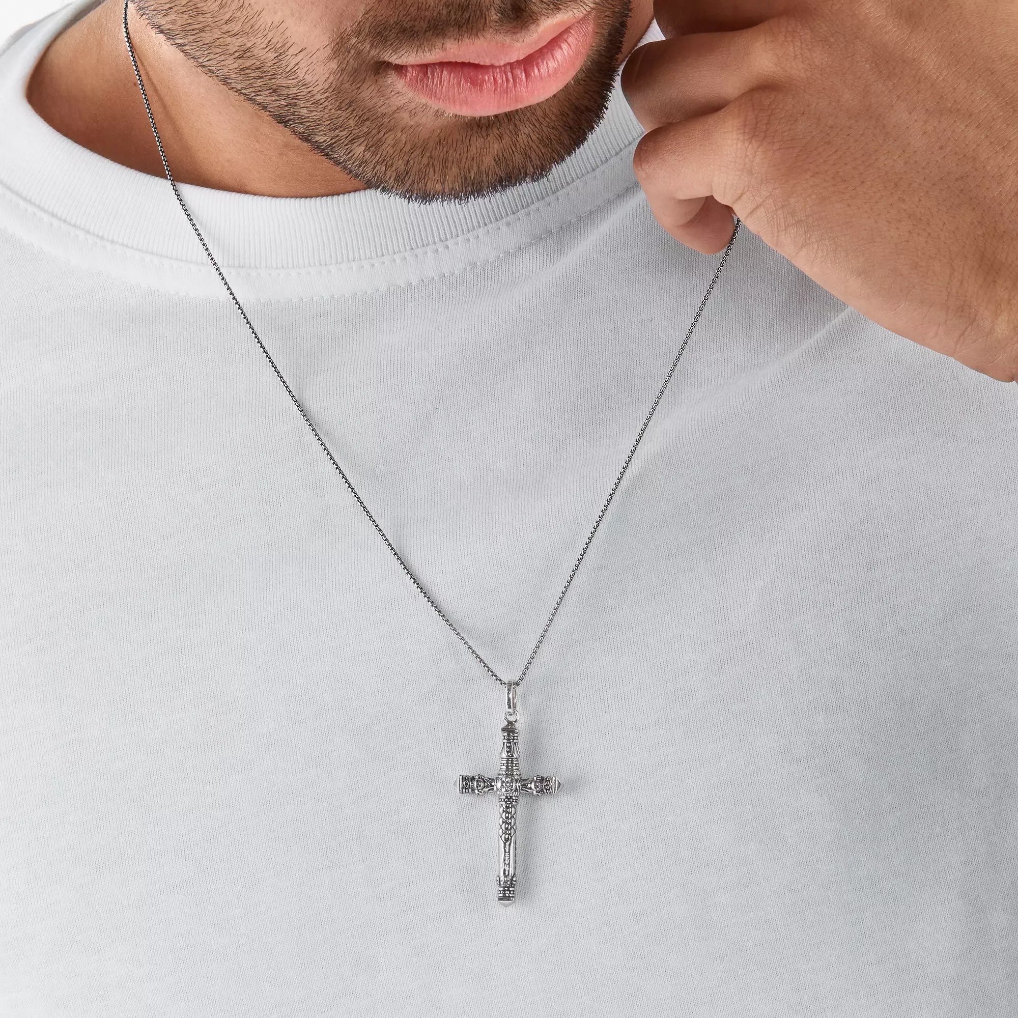Thomas Sabo Anhänger - Kreuz - Sterling Silber - geschwärzt – Ansicht 4