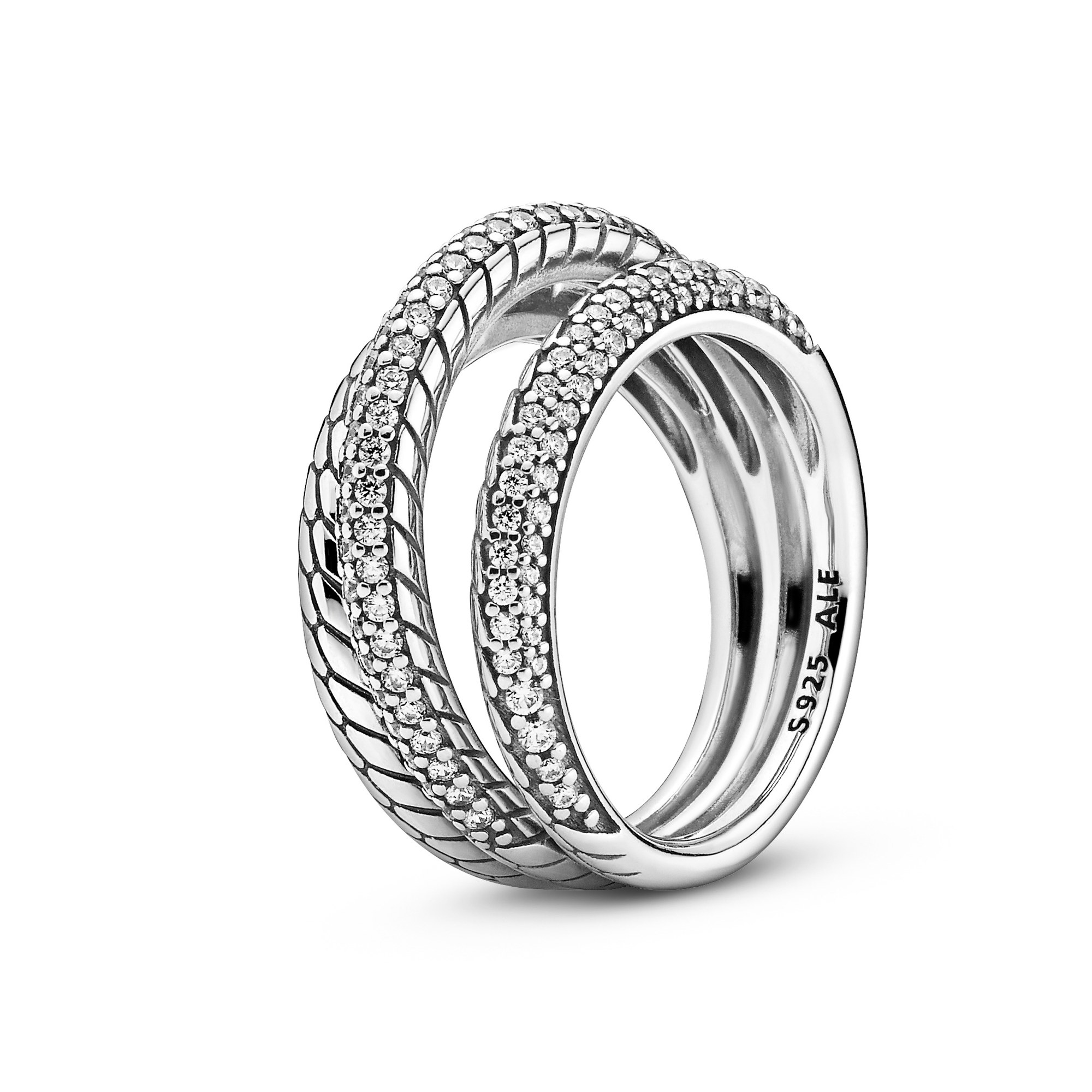 Pandora Icons - Ring - Schlangenkettenmuster - Silber