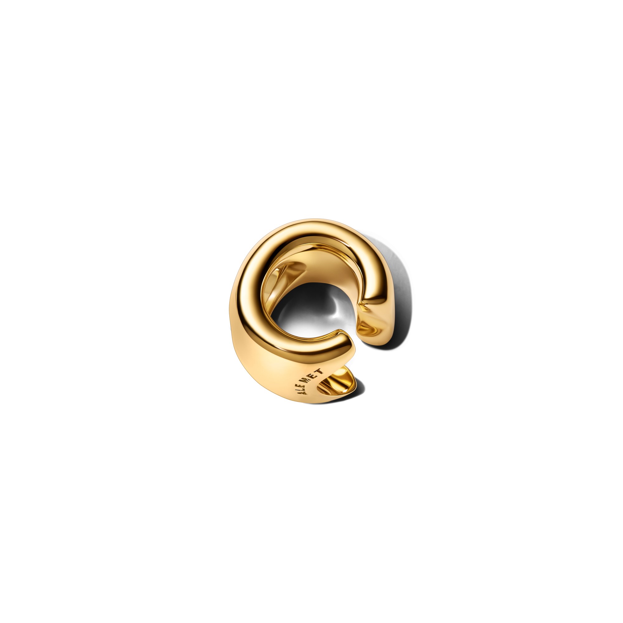 Pandora Buchstabe C - Alphabet - Mini Charm Gelbgold Vergoldung – Ansicht 3