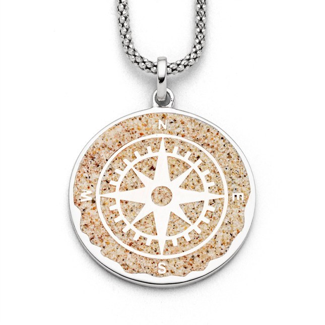 DUR Anhänger Kompassrose - P3202 - Sterling Silber – Ansicht 2