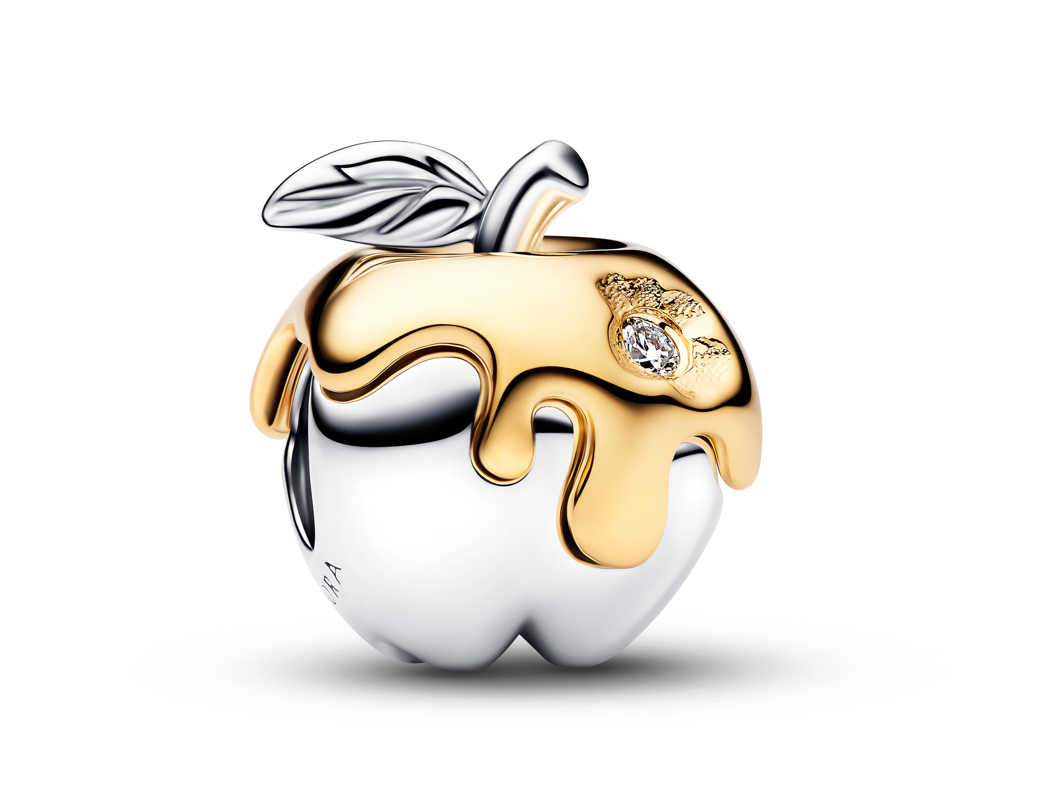 Pandora 764384C01 - Disney Schneewittchen Vergifteter Apfel Charm - BICOLOR - Lab-Grown Diamant