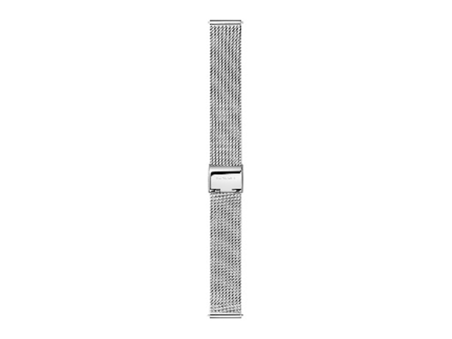 Metallarmband FMM.8916.STEM.5.K von Mondaine, in poliertem Edelstahl, 16 mm Breite, Milanaise-Design, ideal als Ersatz für Uhren, elegantes und modernes Accessoire.