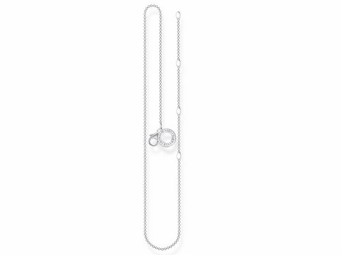 Kette von Thomas Sabo in Silber, Modell X0278-001-21-L45v, Länge 38-40-42-45 cm, elegantes Design mit einem runden Verschluss und feiner Gliederung. Ideal für jeden Anlass.