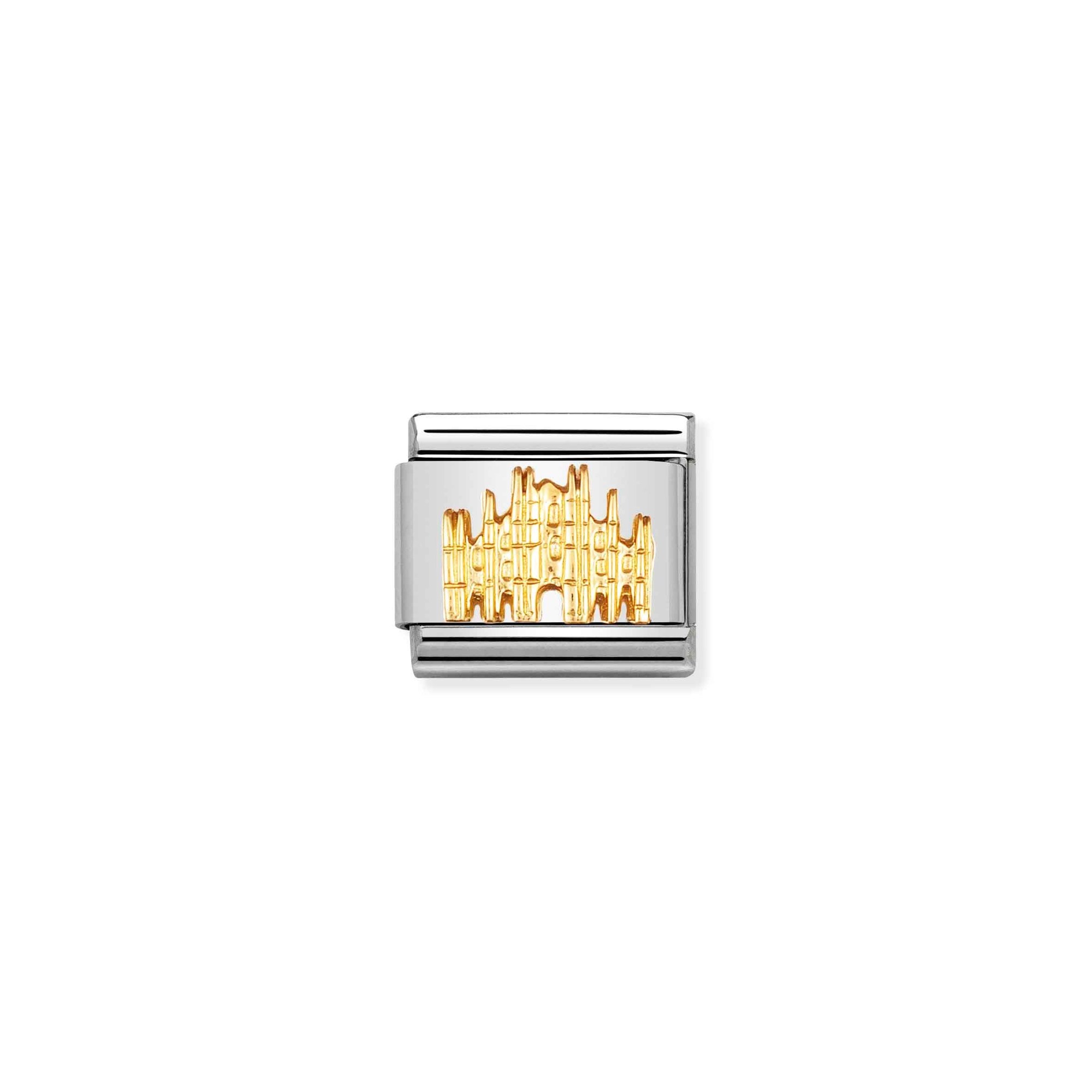 Nomination Composable Classic Charm Mailänder Dom - Edelstahl, Gelbgold