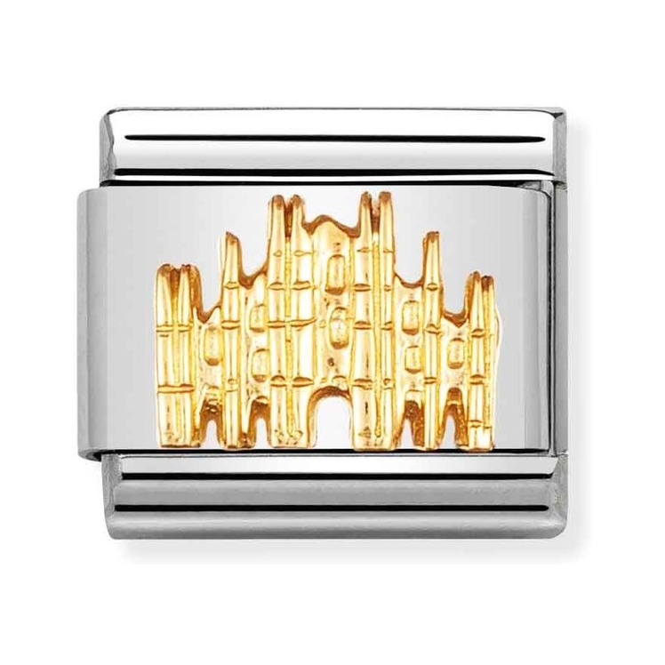 Nomination Composable Classic Charm Mailänder Dom - Edelstahl, Gelbgold