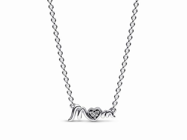 Pandora 392589C01-45 Mum Pavé Collier-Halskette - 45 cm - Sterling Silber
