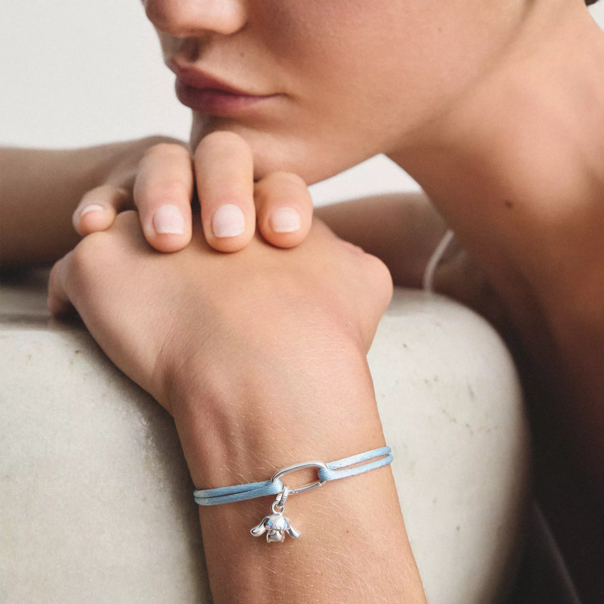Thomas Sabo Connect - Charm Armband 14-24 cm - Sterling Silber - Türkis – Ansicht 4