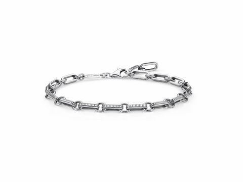 Thomas Sabo Armband, ca. 16-20 cm, längenverstellbar, Modell A1791-637-21-L20v, aus der Rebel at Heart Kollektion, zeitloses Design aus hochwertigem Edelstahl.