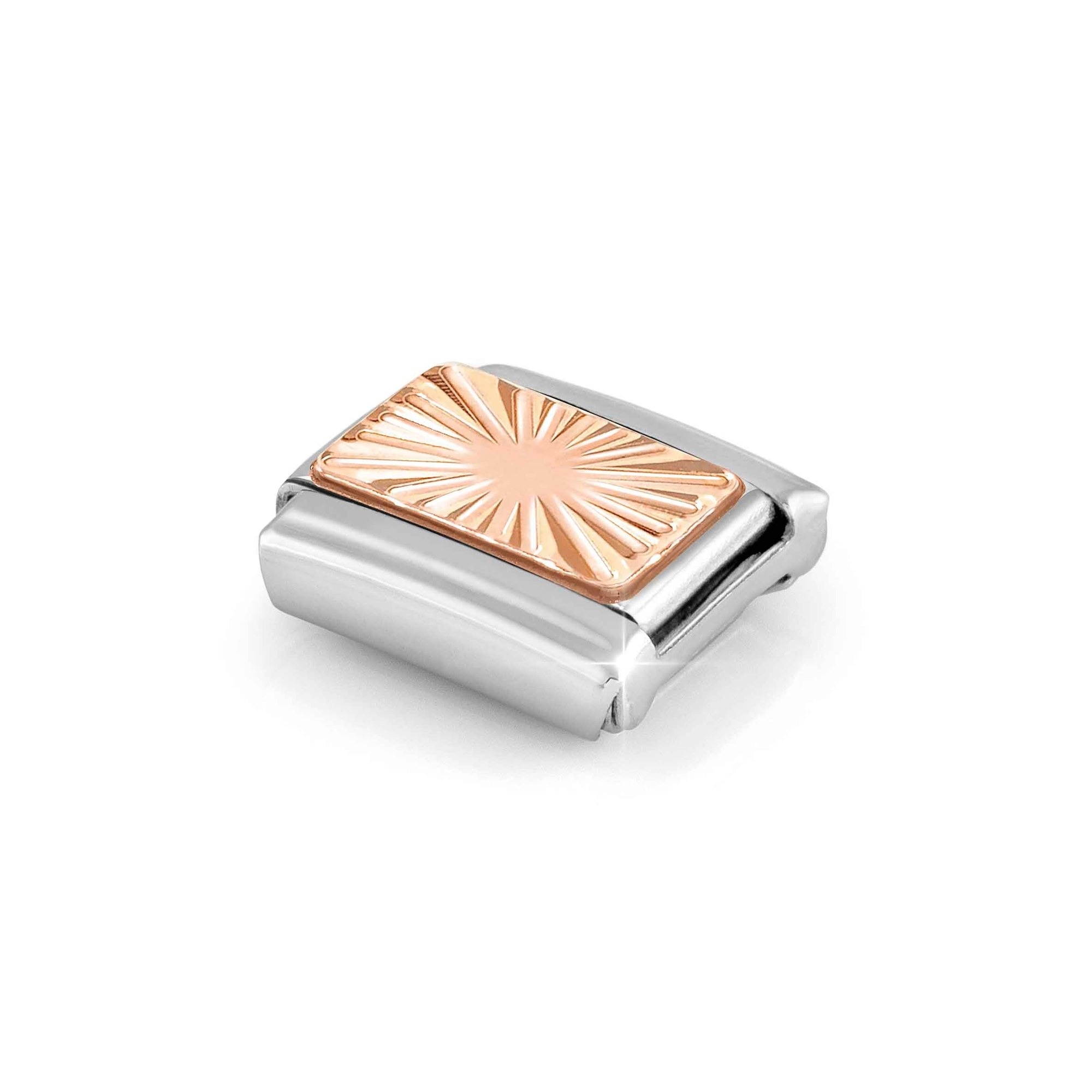 Nomination Classic Roségold charm - diamantierte Platte – Ansicht 5