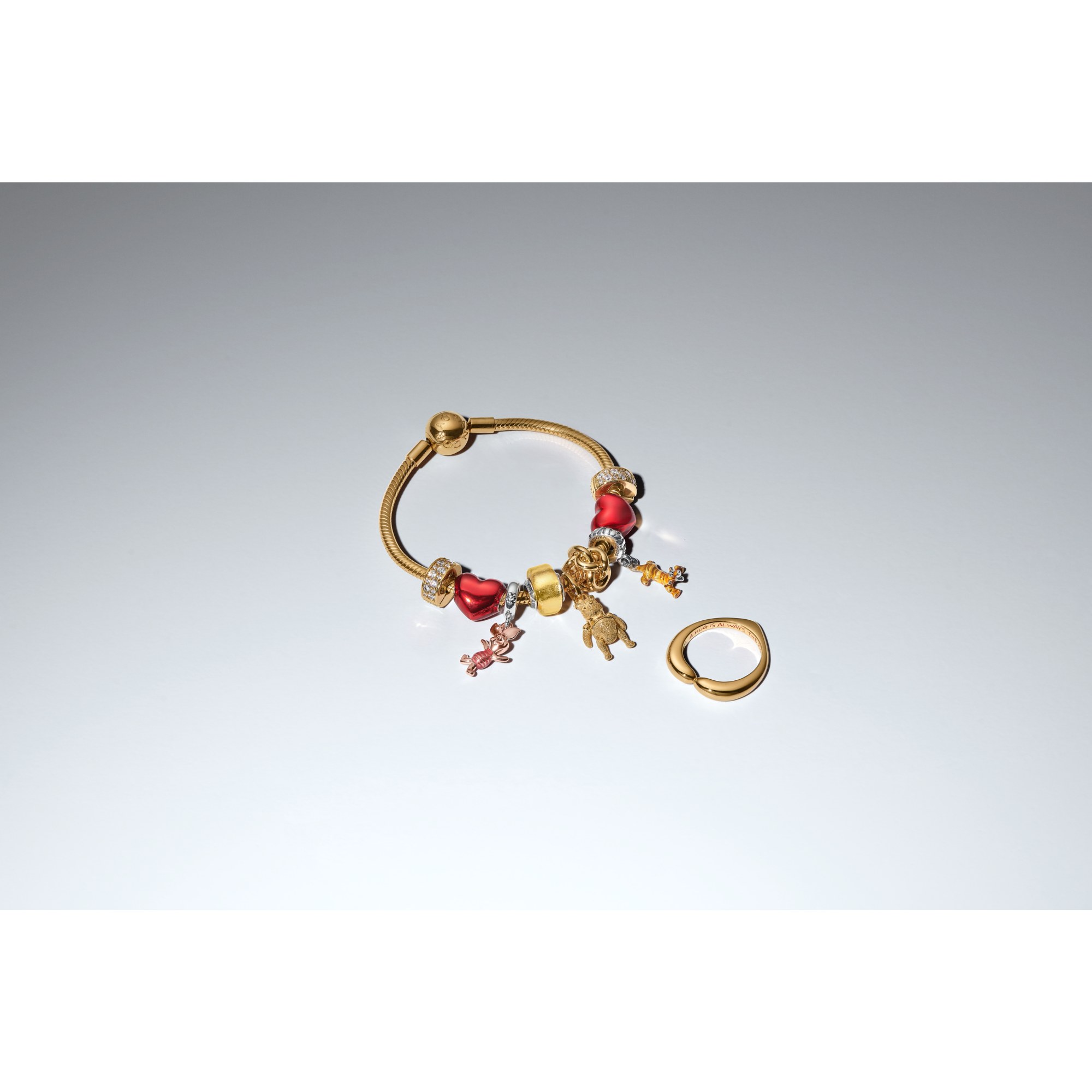 Pandora Charm - Unendlichkeit - Infinity - Gelbgold Vergoldung – Ansicht 4
