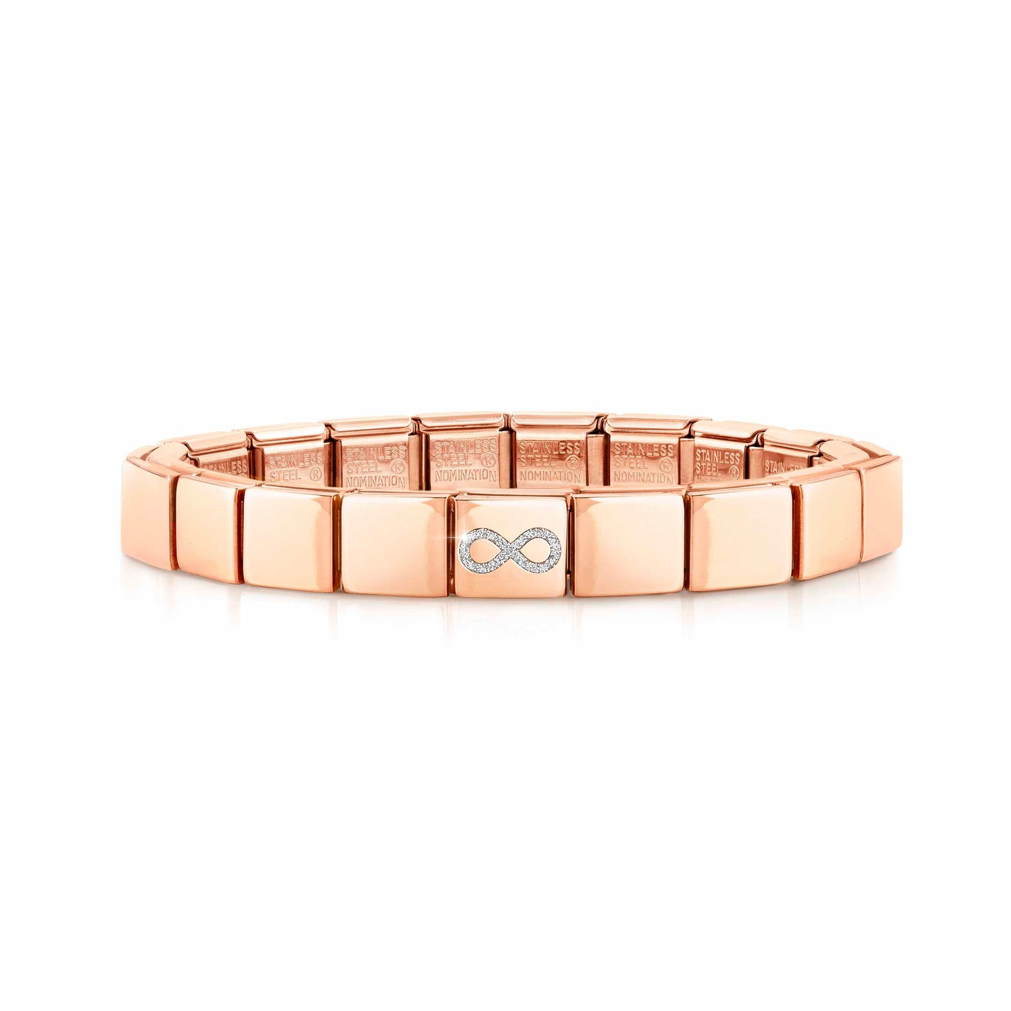 Nomination Classic GLAM Armband Edelstahl Roségold - Infinity - Unendlichkeit