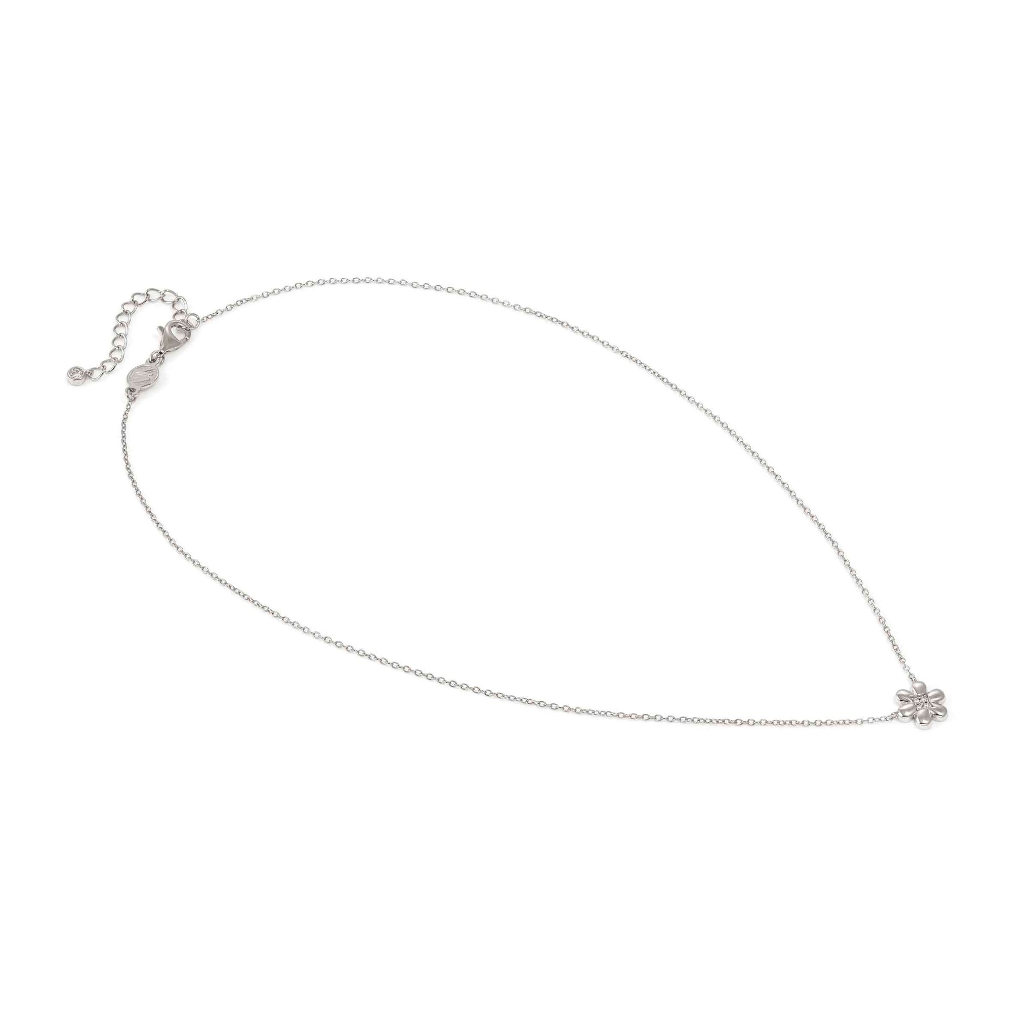 Nomination Petit Sparkle - Sterling Silber Halskette - Blume - Zirkonia - 38-44 cm