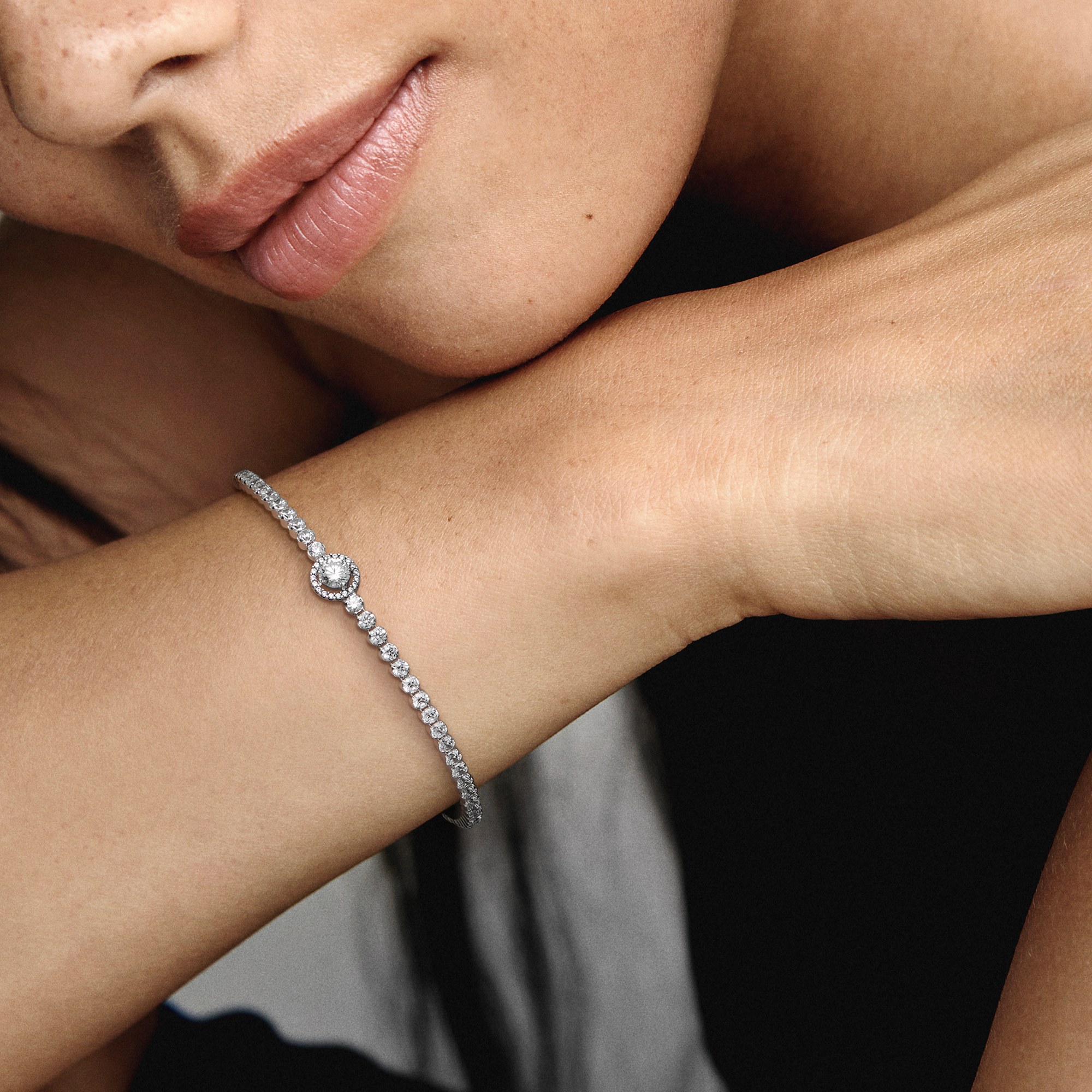 Pandora Silber Funkelndes Zirkonia Armband