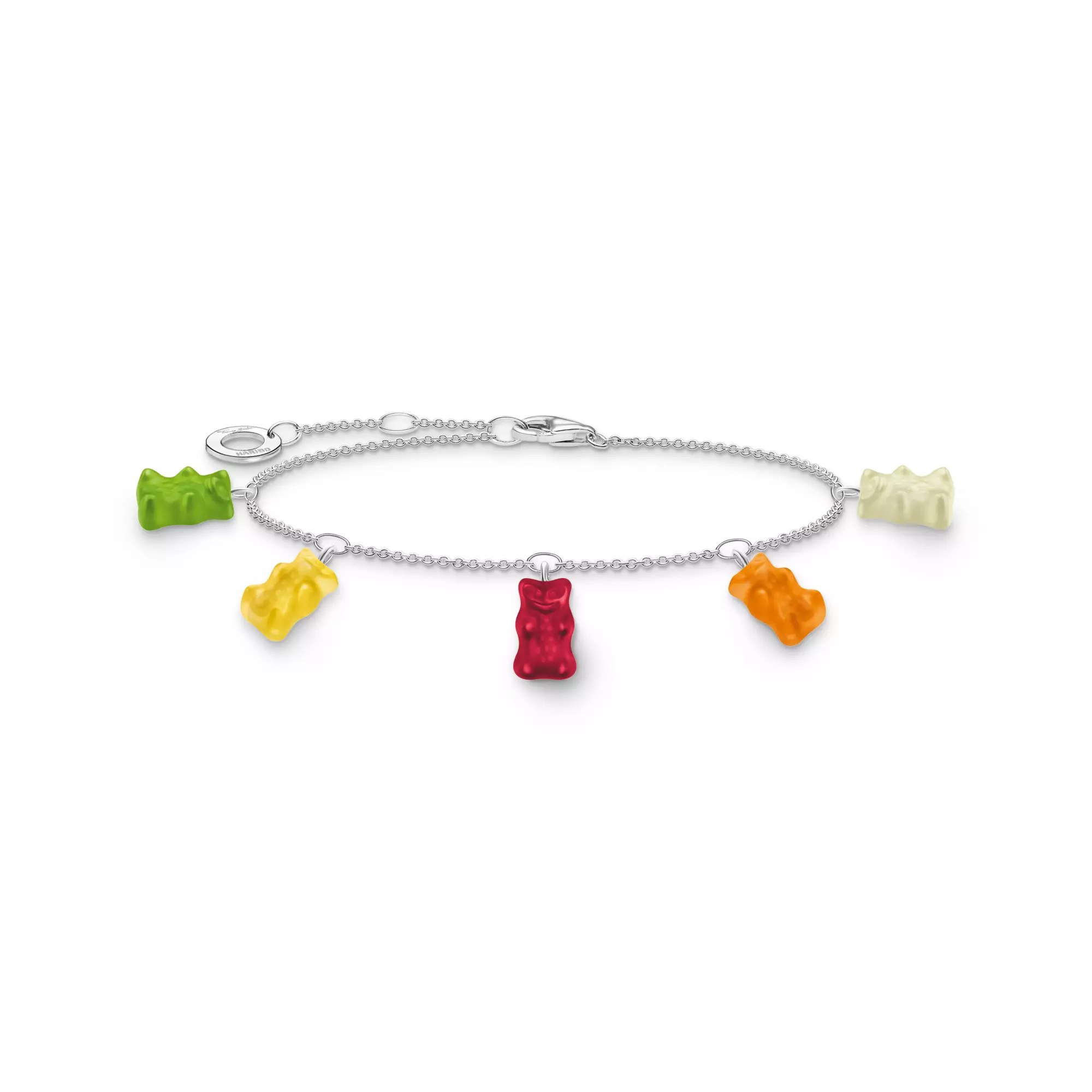 Thomas Sabo Armband - HARIBO Gummibärchen - Goldbär - Silber & Glas - 16 bis 19 cm