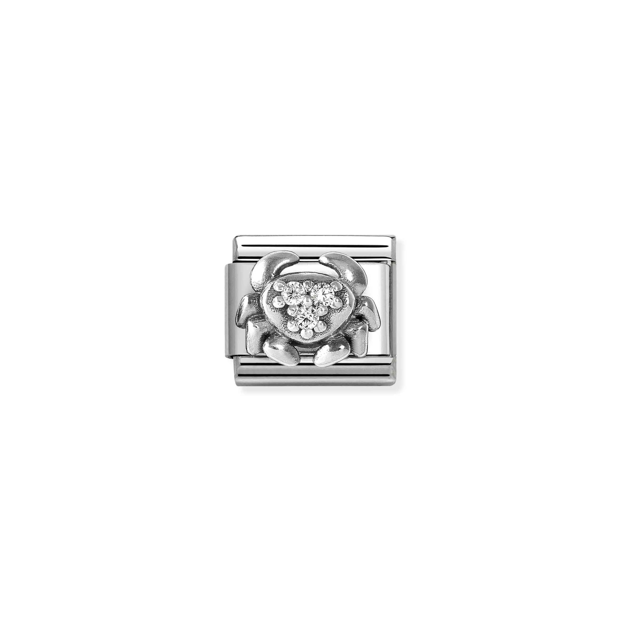 Nomination Sterling Silber Sternzeichen - Krebs - Zirkonia - Element Classic Silber – Ansicht 2