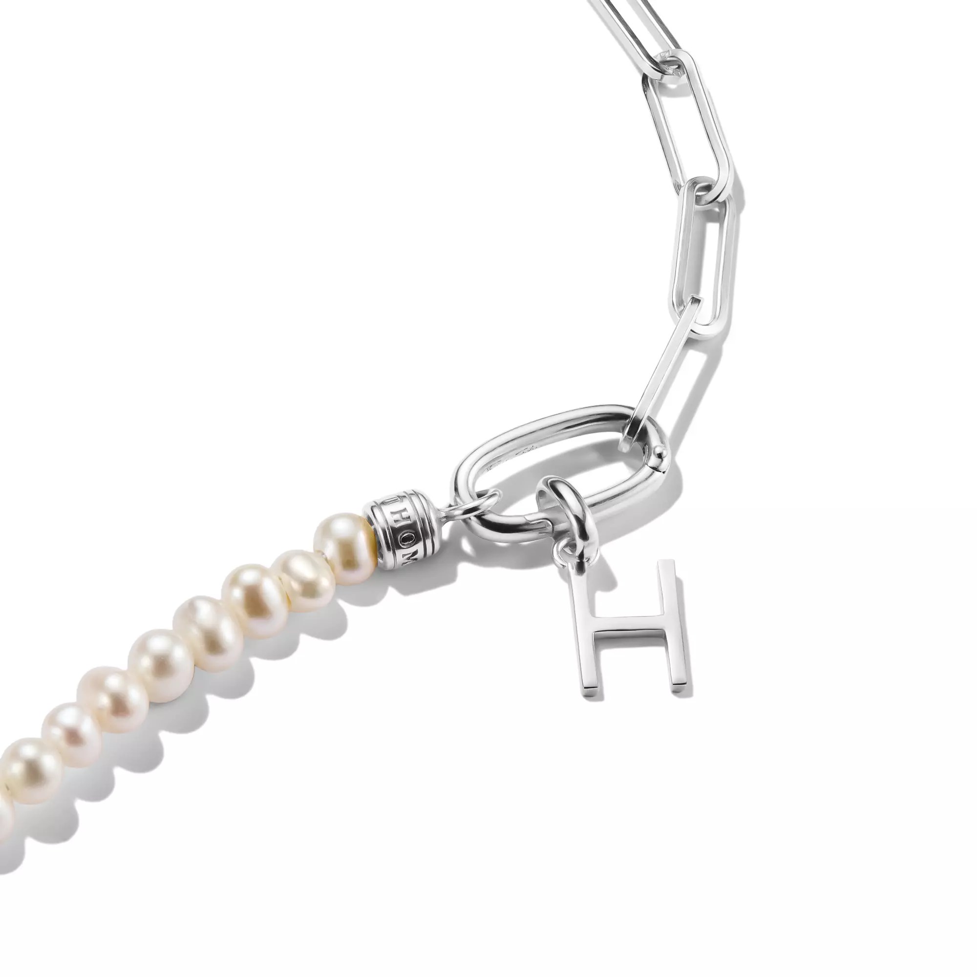 Thomas Sabo Connect - Buchstabe H - Charm mit Öse - Silber – Ansicht 3