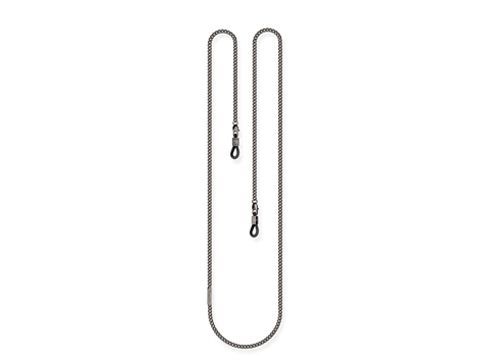 Brillenkette von Thomas Sabo in Anthrazit, Modell EKE001-225-11-L76, mit zwei Karabinern zum Befestigen der Brille, elegantes und funktionales Zubehör für Brillen.
