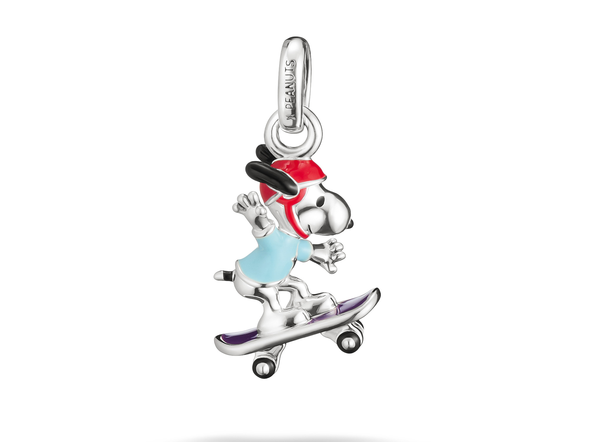 Thomas Sabo Peanuts CC1346-664-7 Snoopy Skater - Charm mit Öse
