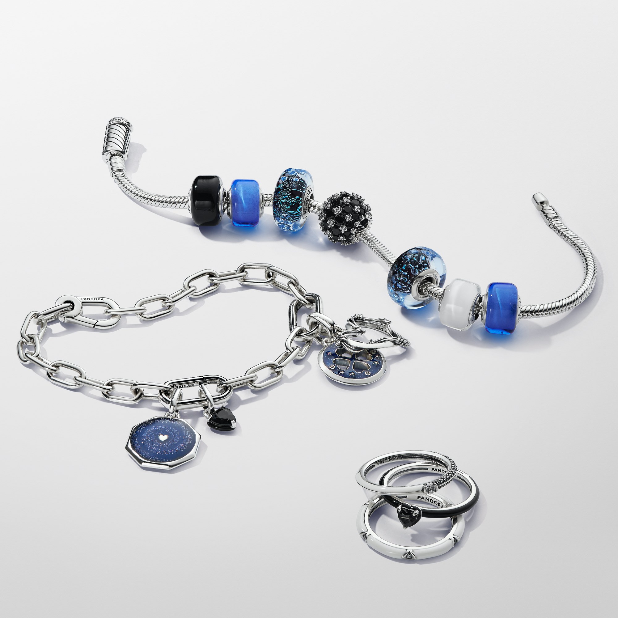Pandora ME Mini-Charm - Stacheldraht-Herz - Sterling Silber – Ansicht 5