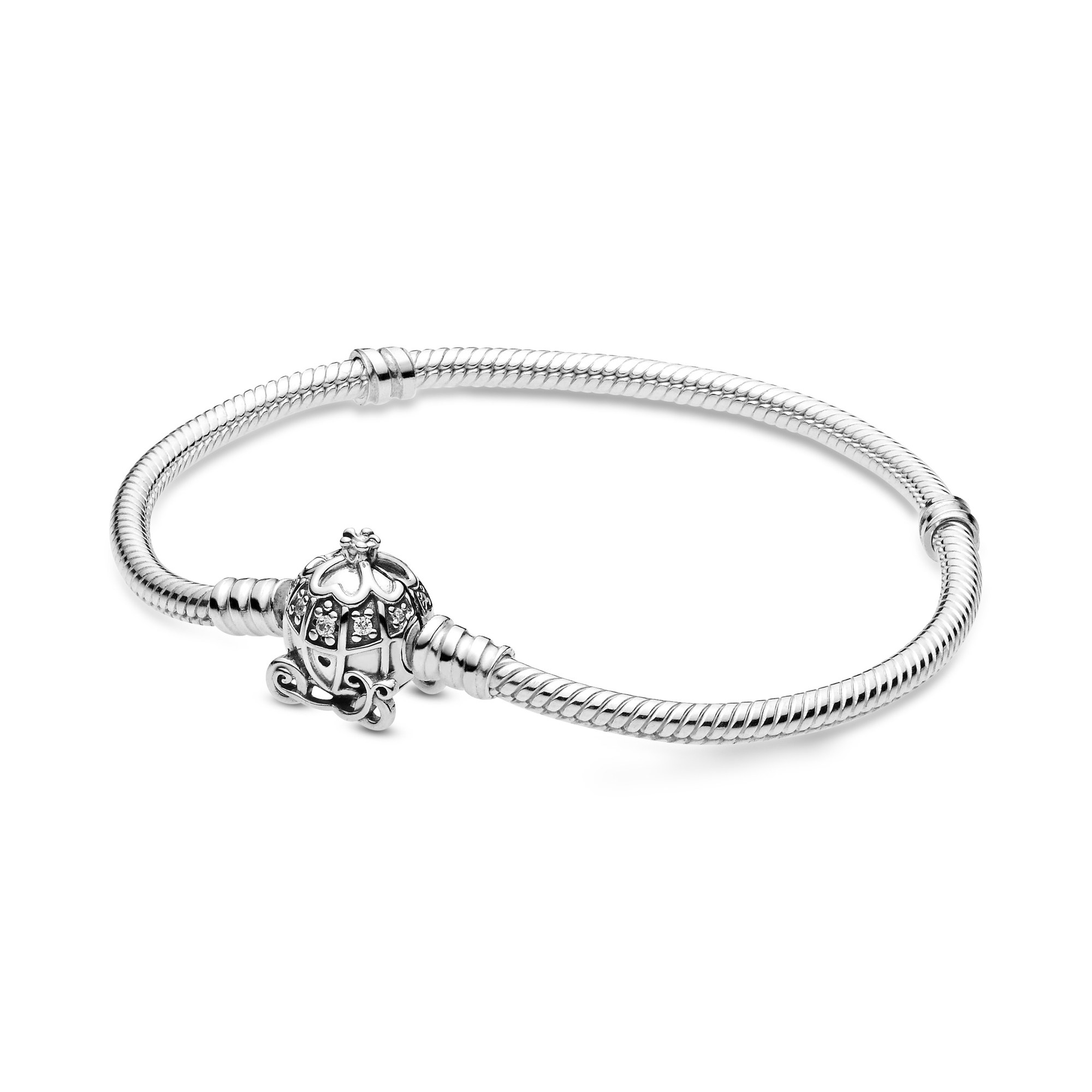 Pandora Disney - Armband - Pandora Momente Disney Cinderella Pumpkin Coach Armband - Silber - Zirkonia