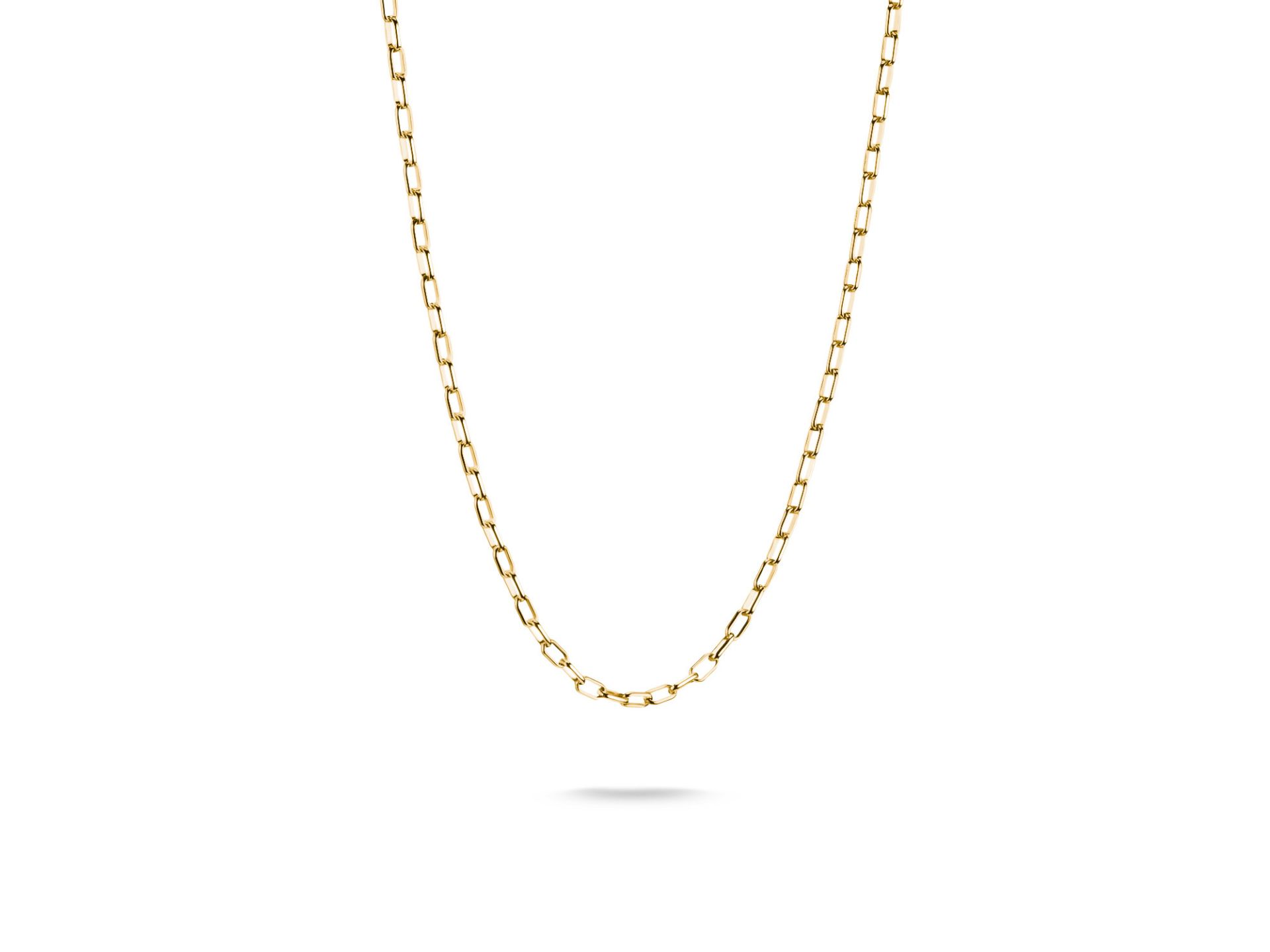 Thomas Sabo Connect KE2328-413-39-L45v - Paperclip Kette - Silber & Gelbgold Verg. - 45 cm