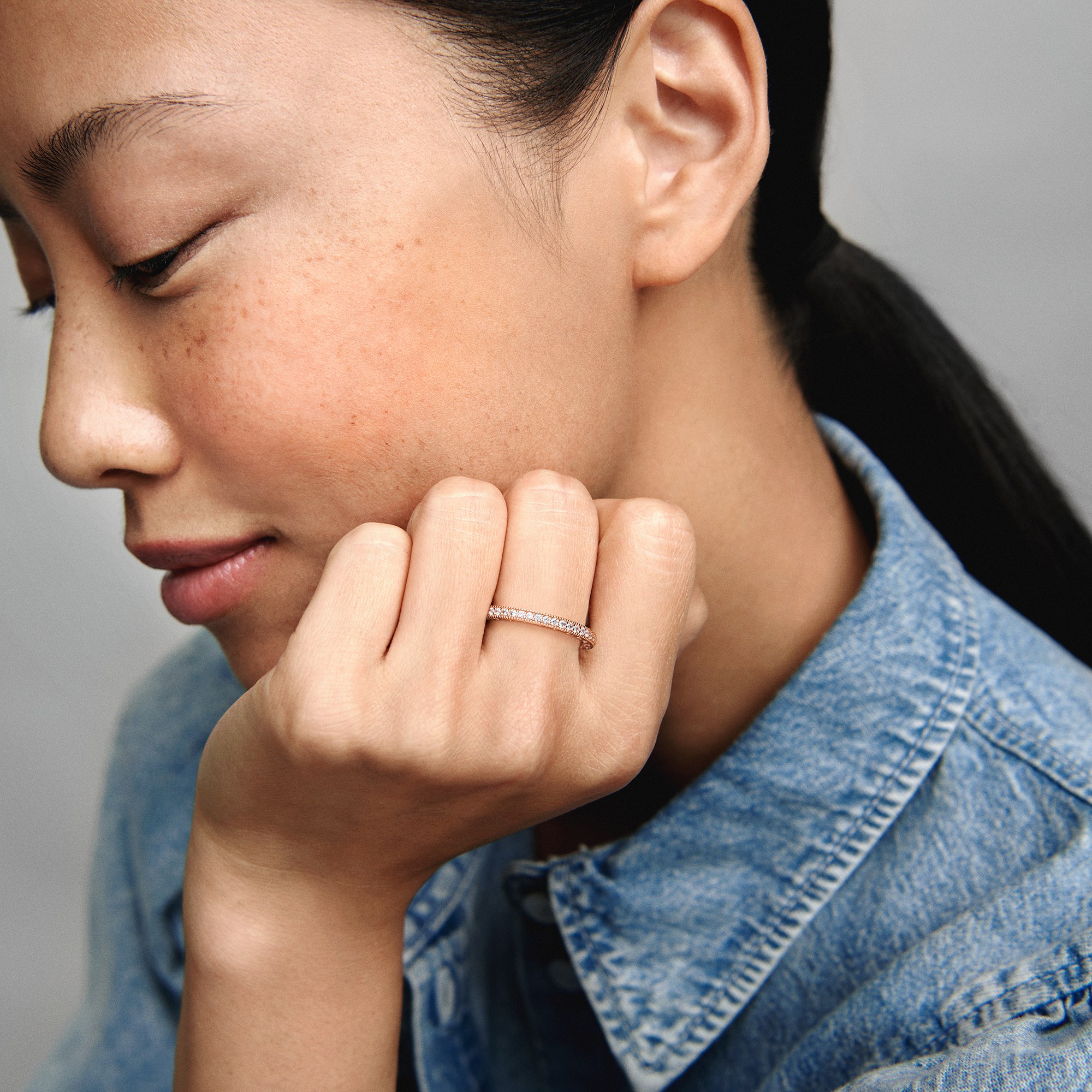 PANDORA Unendliche Herzen - Ring - PANDORA Rose – Ansicht 5