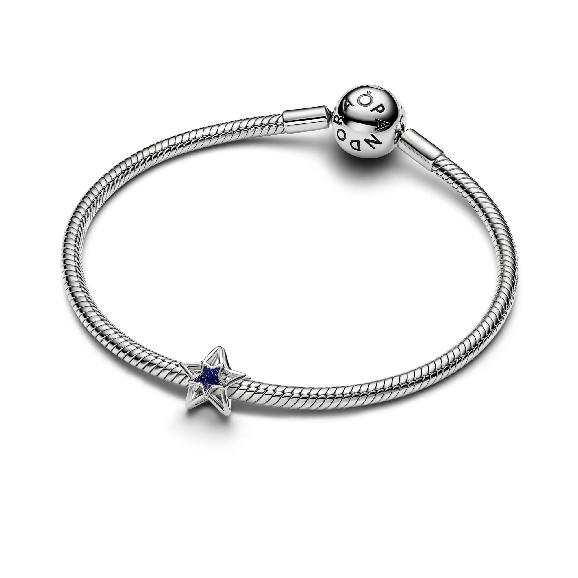Pandora Moments - Charm Stern - platiniert - durchbrochen – Ansicht 4