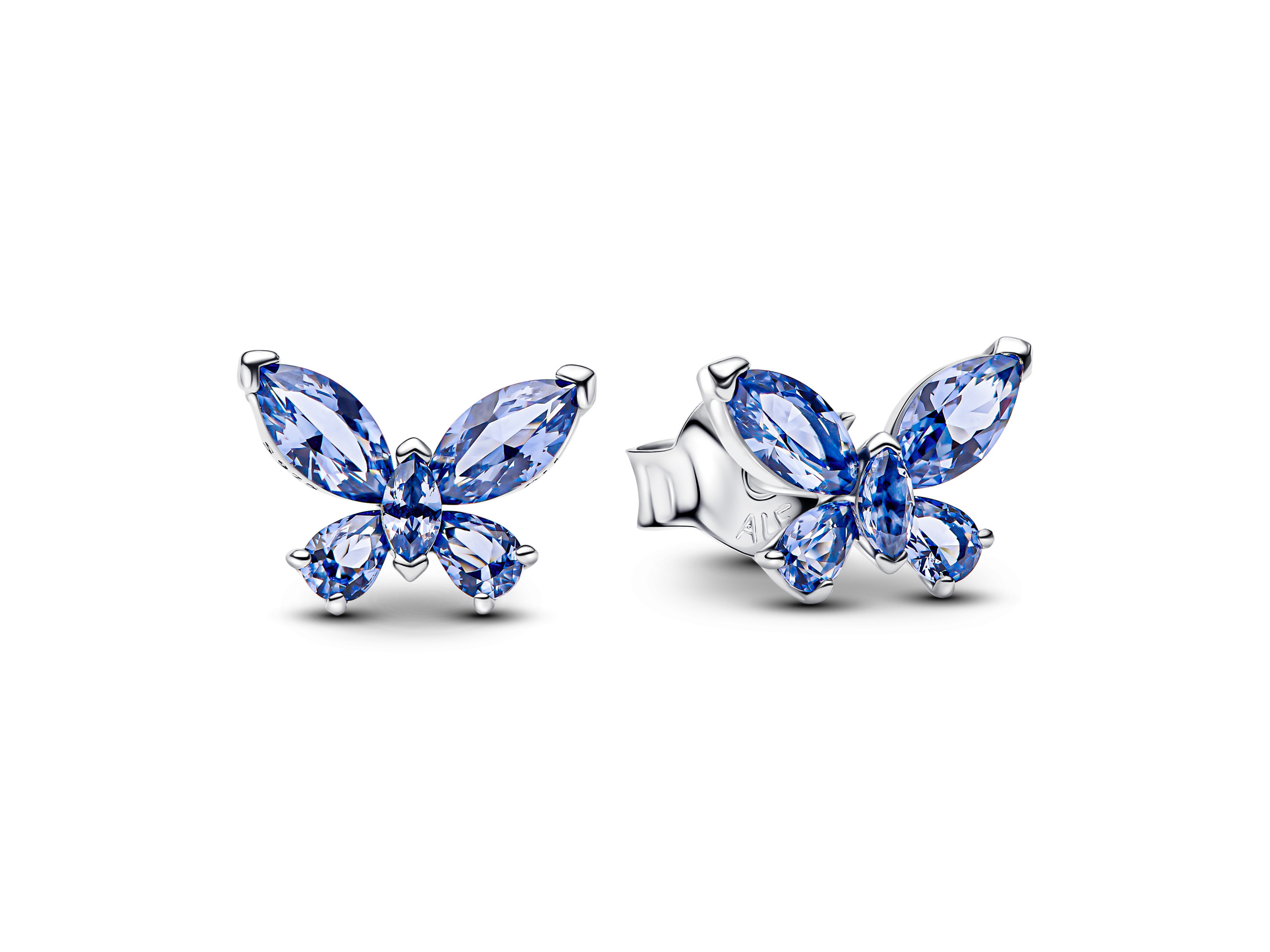 Pandora 294230C01 - Schmetterling Ohrstecker - Sterling Silber - Kristall Blau