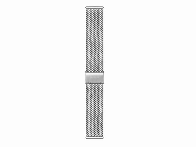 Metallarmband FMM.8922.STEM.2.K von Mondaine aus Milanaise Edelstahl in silber, 22 mm breit, geeignet als Ersatz für Mondaine Uhren.