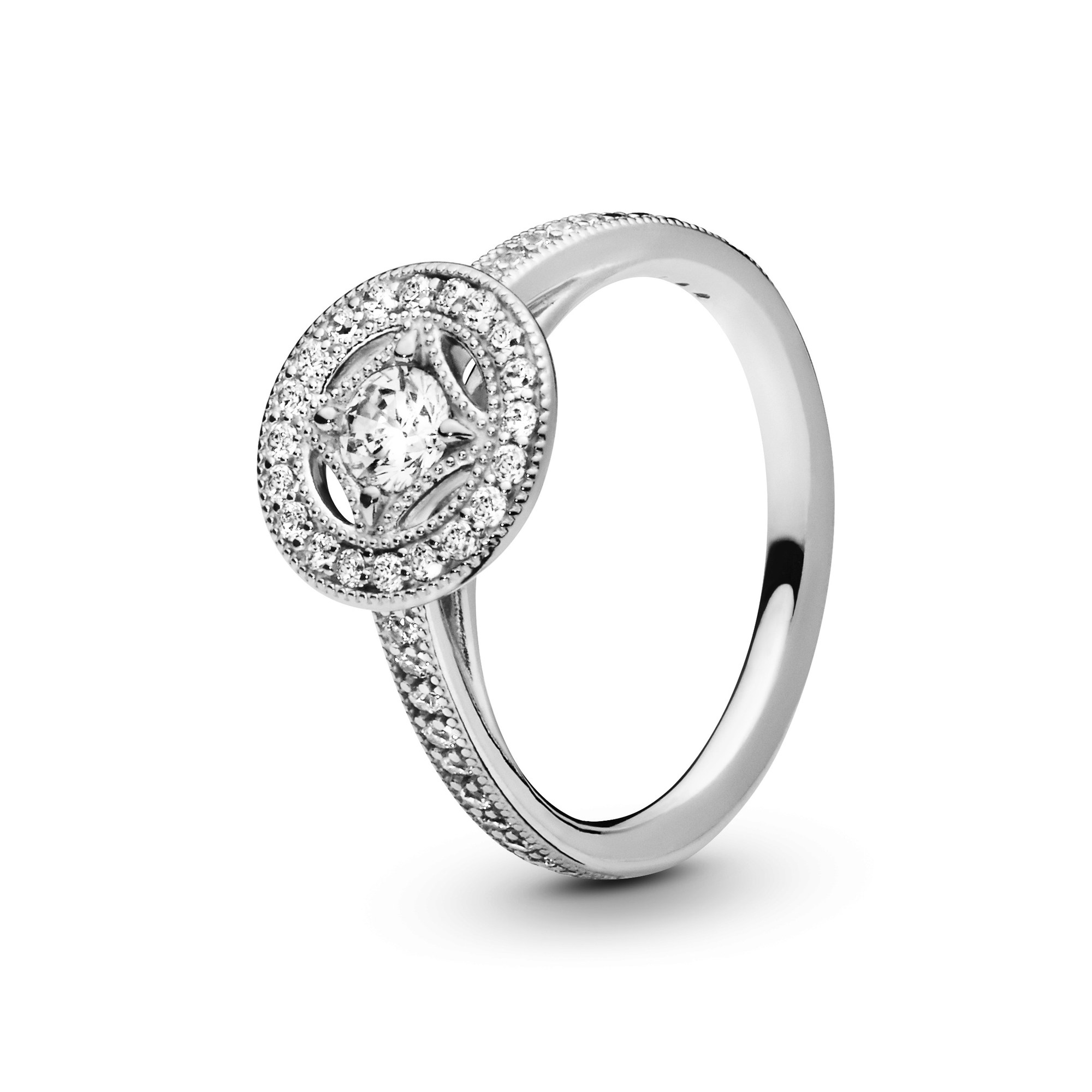 PANDORA Vintage Zauber - Silber Ring - Zirkonia