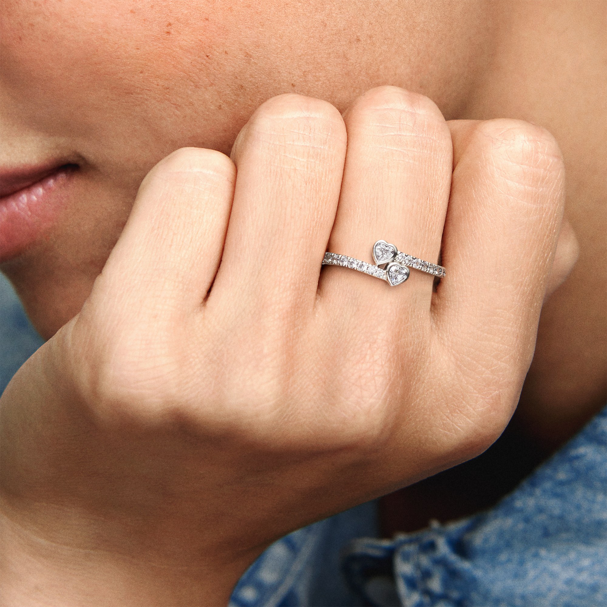 PANDORA Unendliche Liebe - Silber Ring - Zirkonia