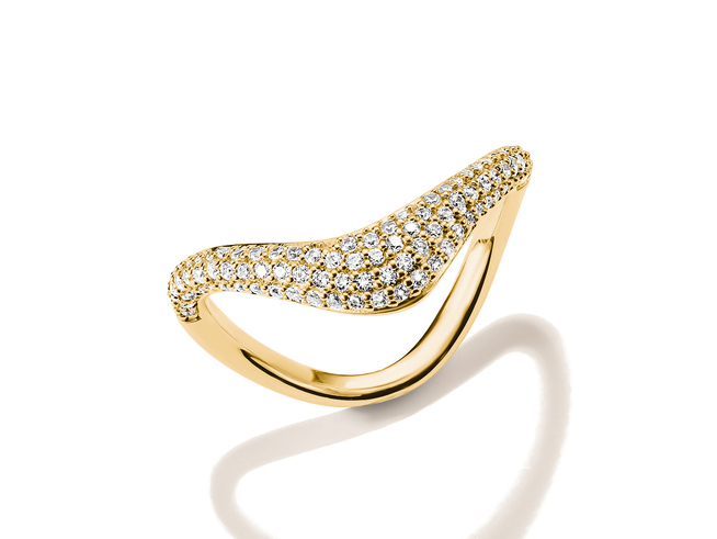 Thomas Sabo Fluid Elegance - TR2546-M01-14-60 - Ring Gr. 60 - 18K Gelbgold-Vergoldung