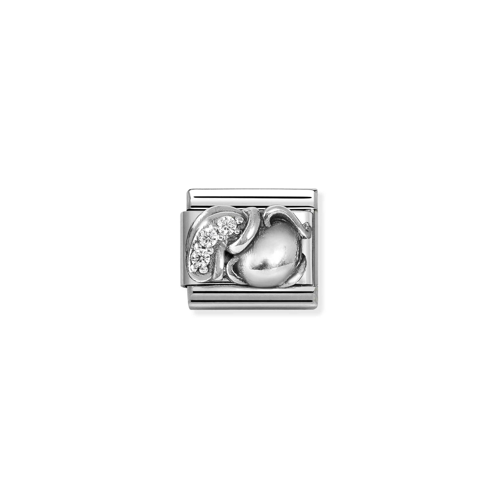 Nomination Sterling Silber Sternzeichen - Wassermann - Zirkonia - Element Classic Silber – Ansicht 2