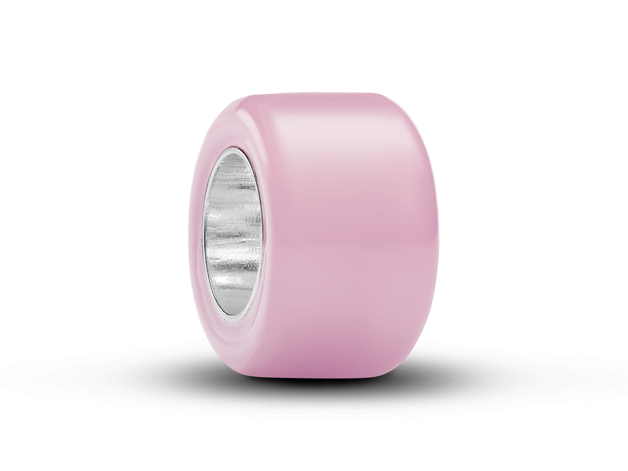 Pandora 794773C05 - Rosafarbenes Murano-Glas Mini-Charm - Sterling Silber - Murano Glas Pink