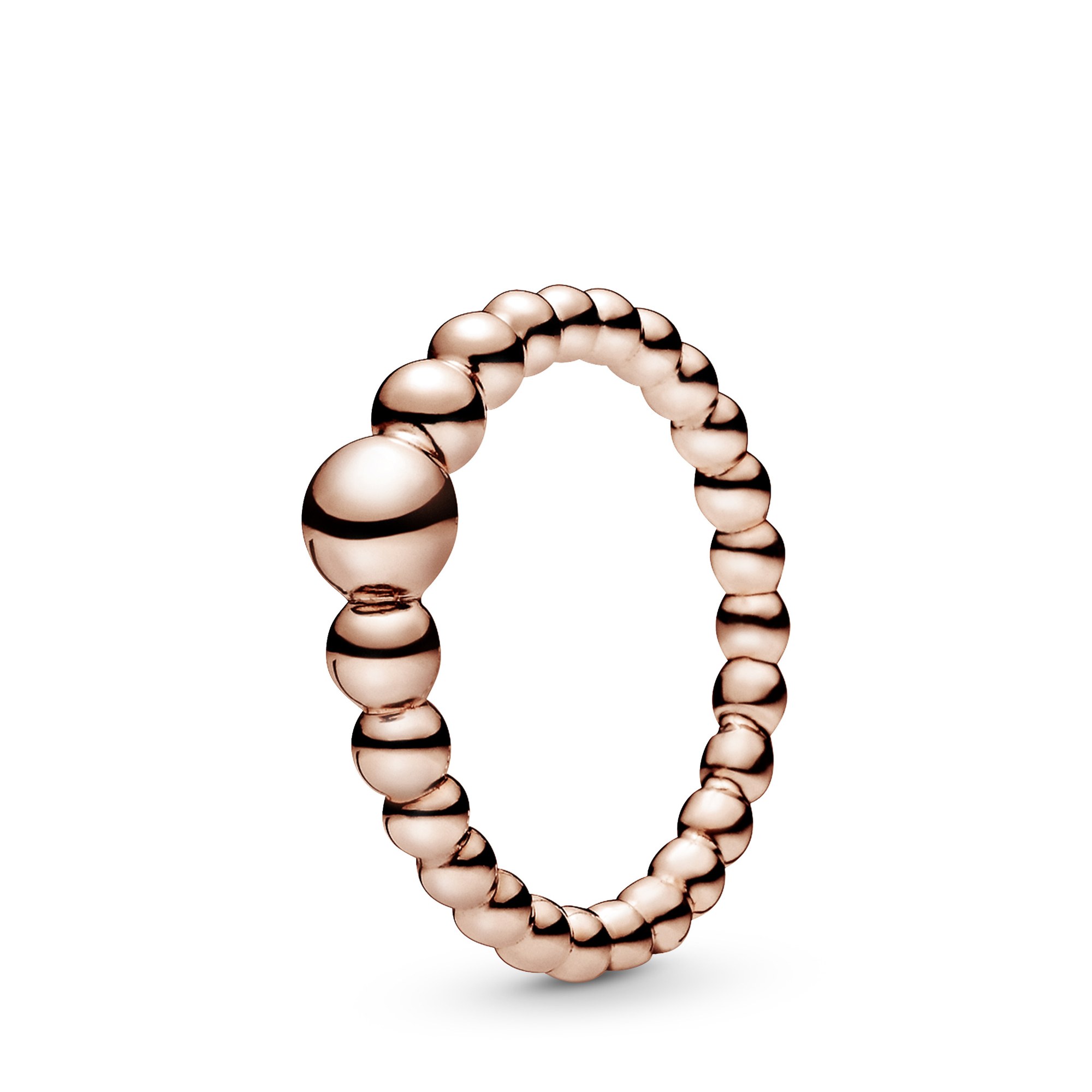 Pandora Beaded - Perlenbesetzter Roségold Verg. Ring