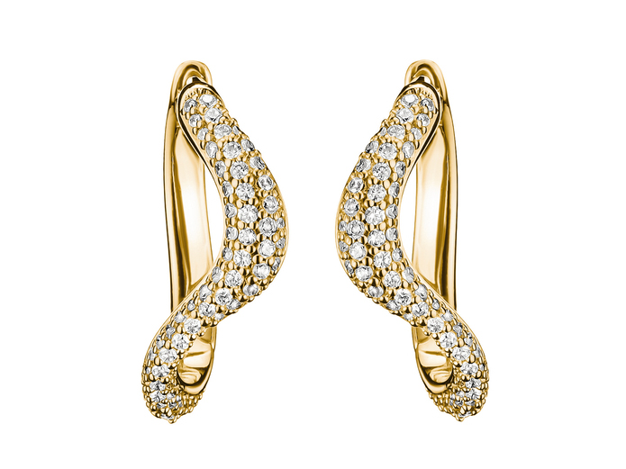 Thomas Sabo Fluid Elegance - CR765-M01-14 - Creolen - 18K Gelbgold-Vergoldung