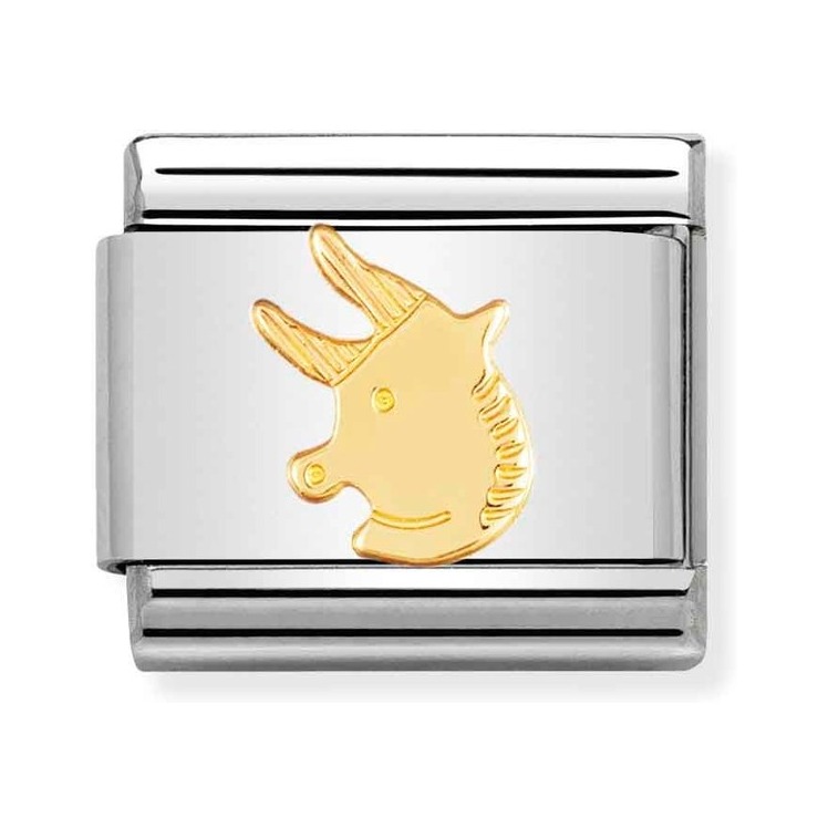 Nomination Composable Classic Charm Sternzeichen Stier - Edelstahl, Gelbgold
