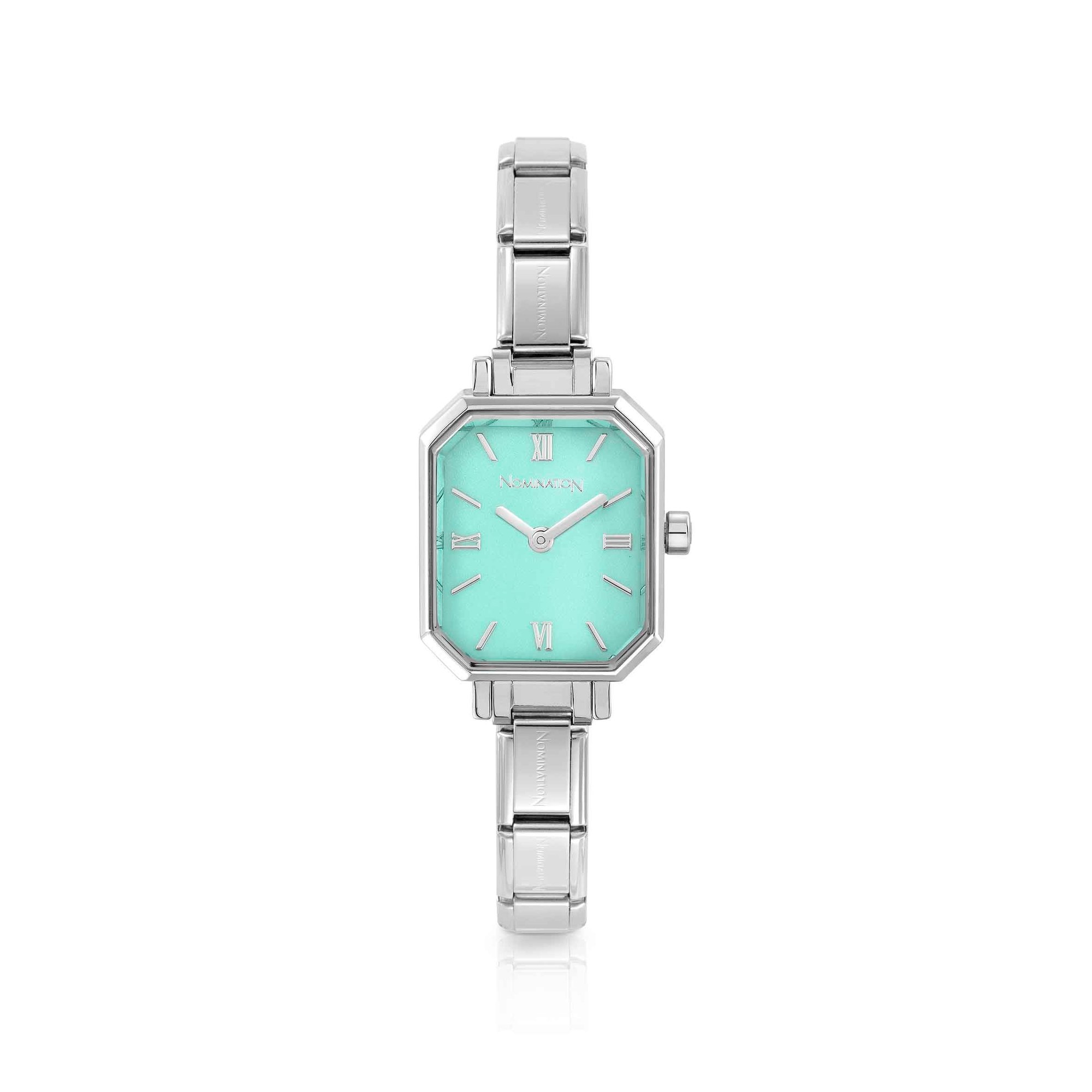 Nomination Composable Armbanduhr PARIS in Türkisgrün – PARIS - TIME – Edelstahl