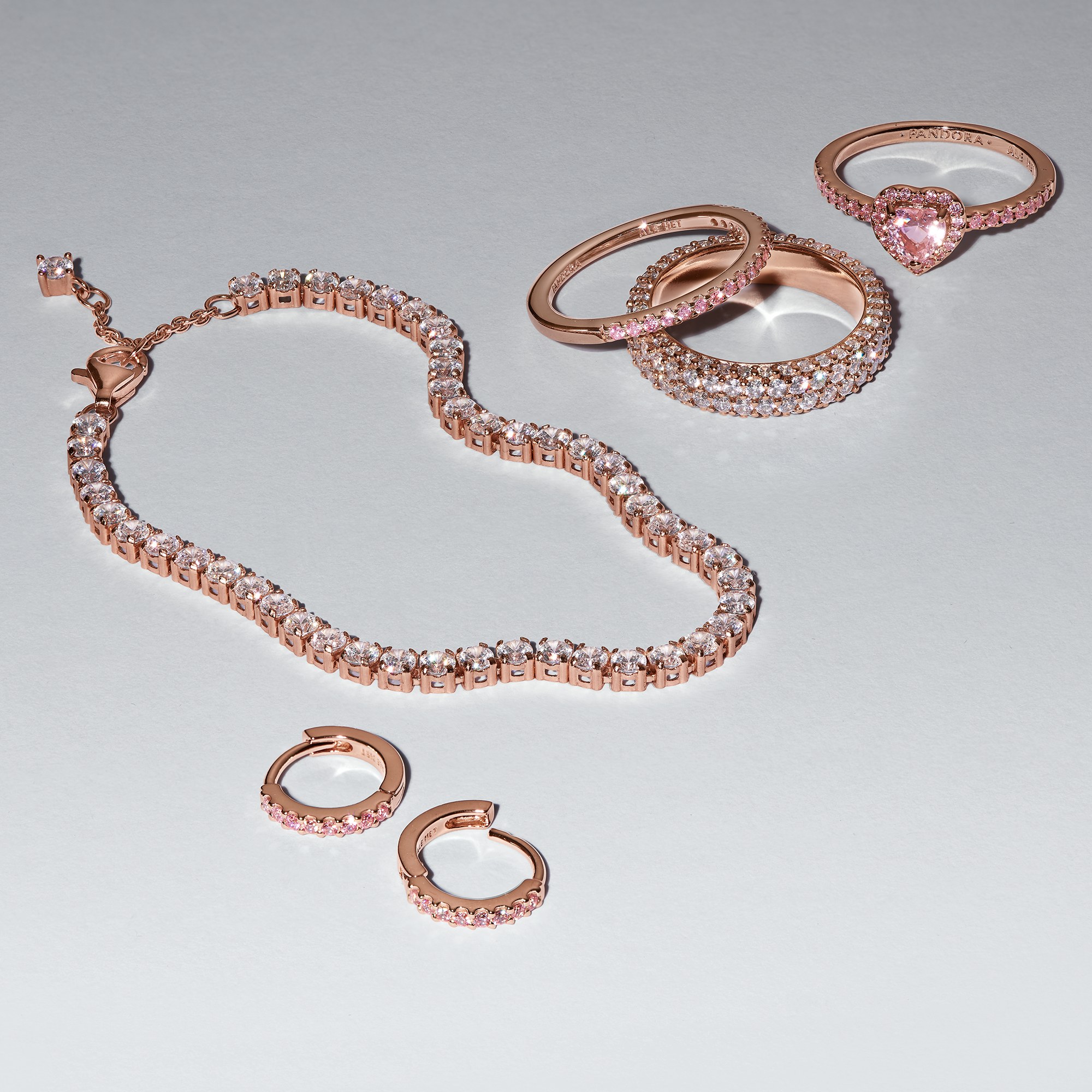 Pandora Roségold verg. Ring mit märchenhaftem rosa Zirkonia – Ansicht 3