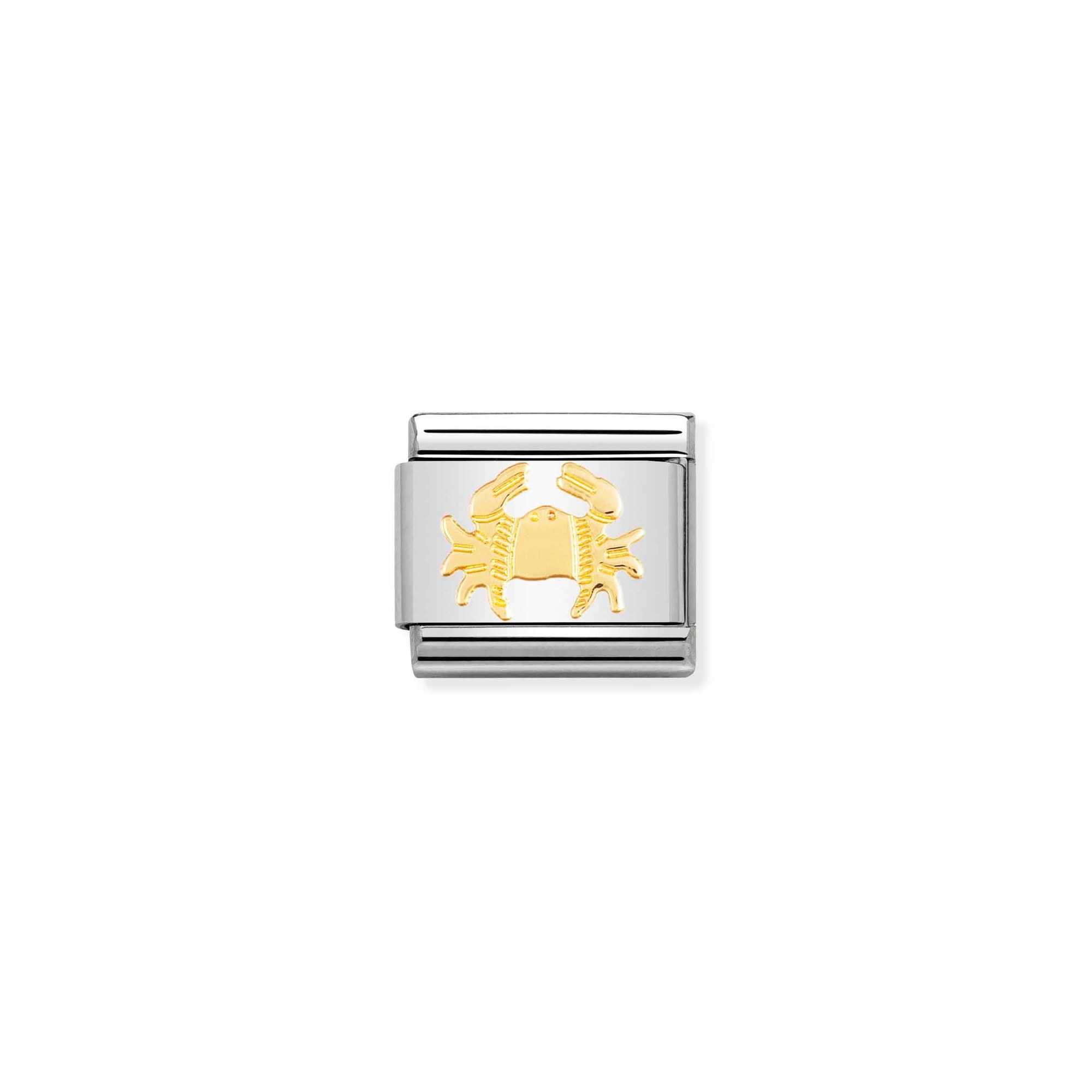 Nomination Composable Classic Charm Sternzeichen Krebs - Edelstahl, Gelbgold