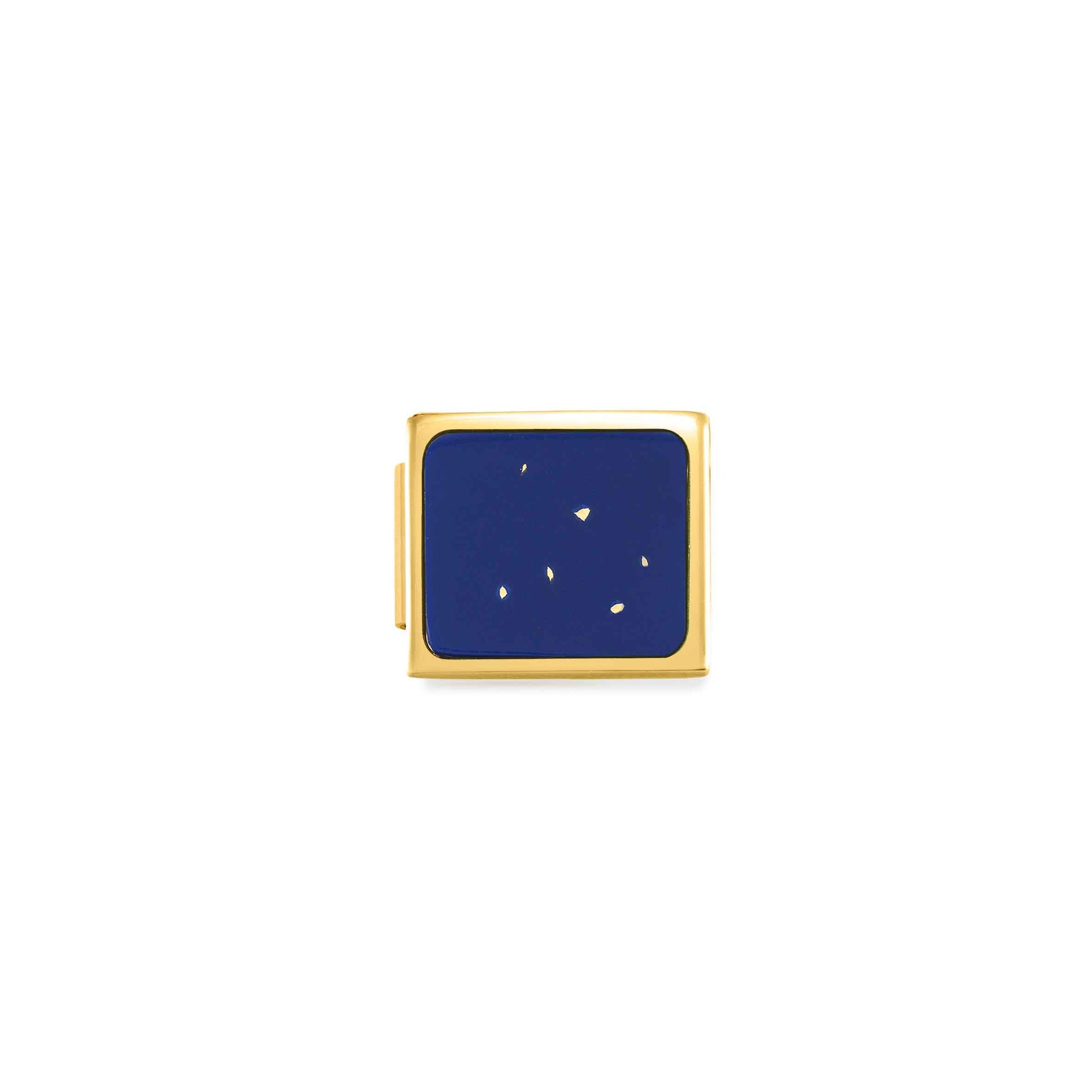 Nomination Classic GLAM Link Edelstahl Gelbgold - Lapis - Viereck
