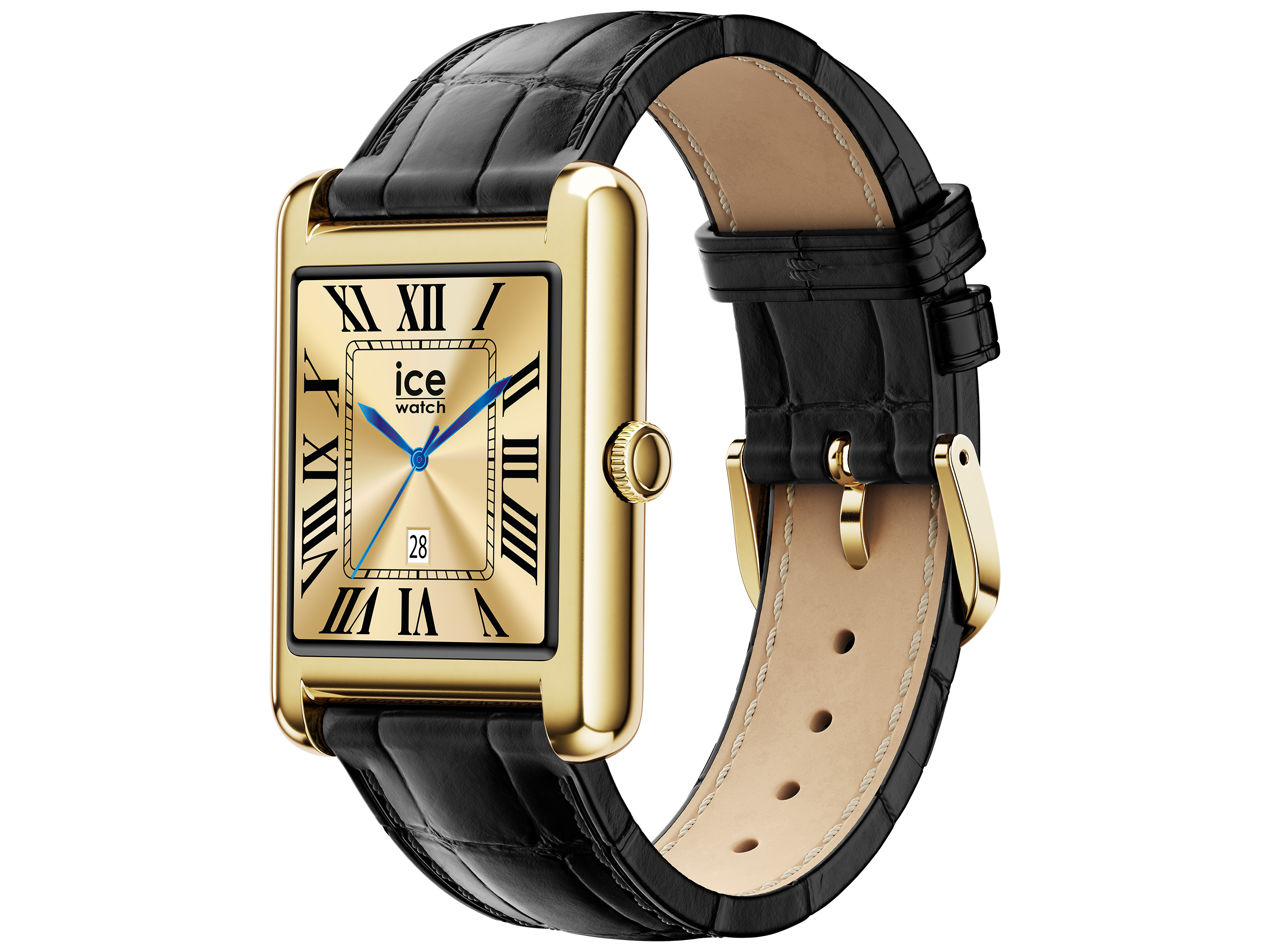 ICE Watch Uhr 025285 - ICE smart TKS 2.0 Gold Schwarz croco - 1.41 Zoll