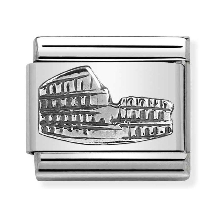 Nomination Composable Classic Charm Kolosseum - Edelstahl, Sterling Silber